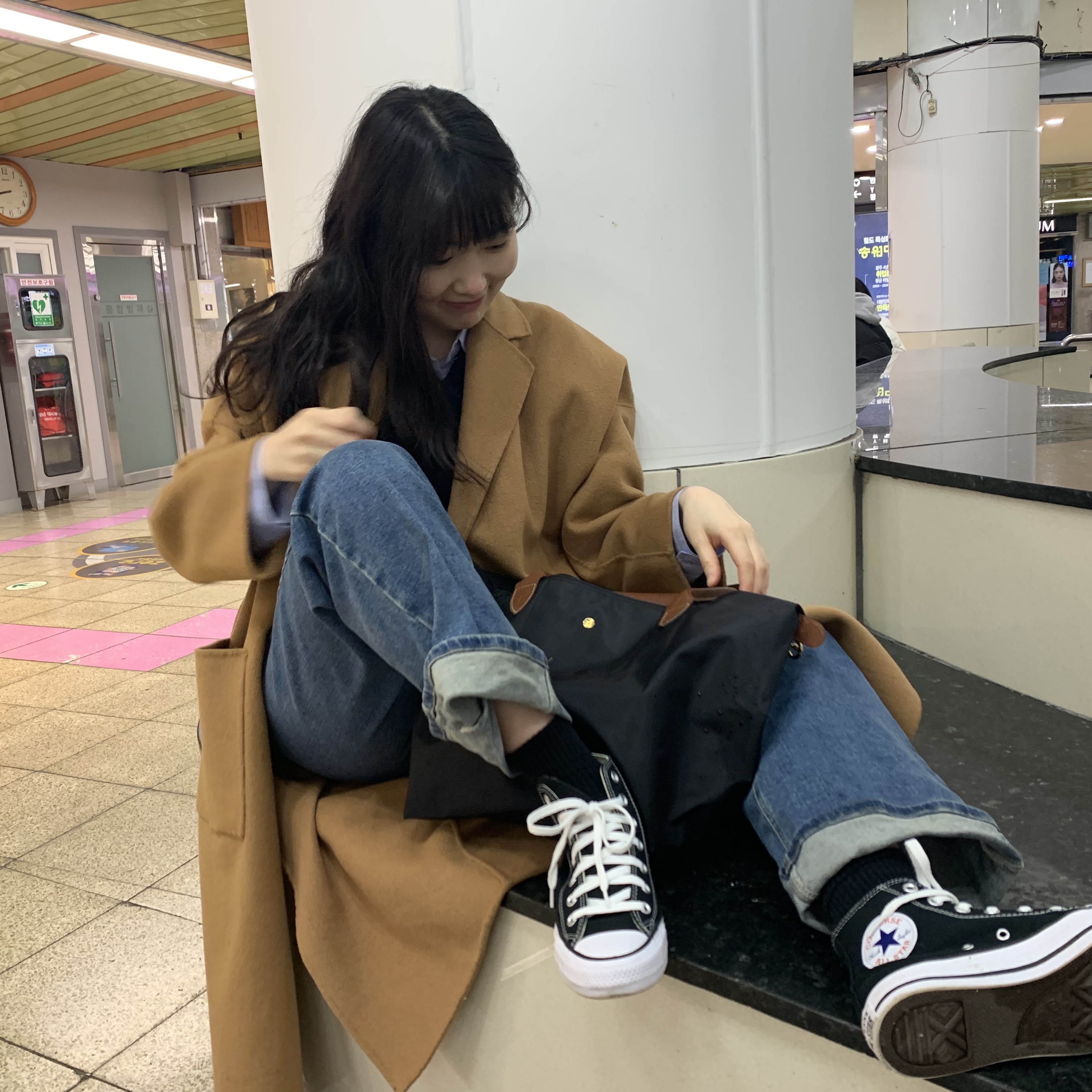 Converse Chuck Taylor All Star Hi Black 착용 스타일