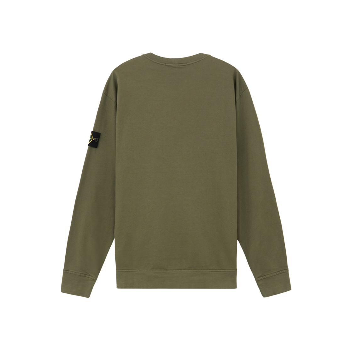 Stone Island 63750 Heavy Cotton Jersey Crewneck Sweatshirt with Ribbing Musk Green - 24FW 상세 이미지 2