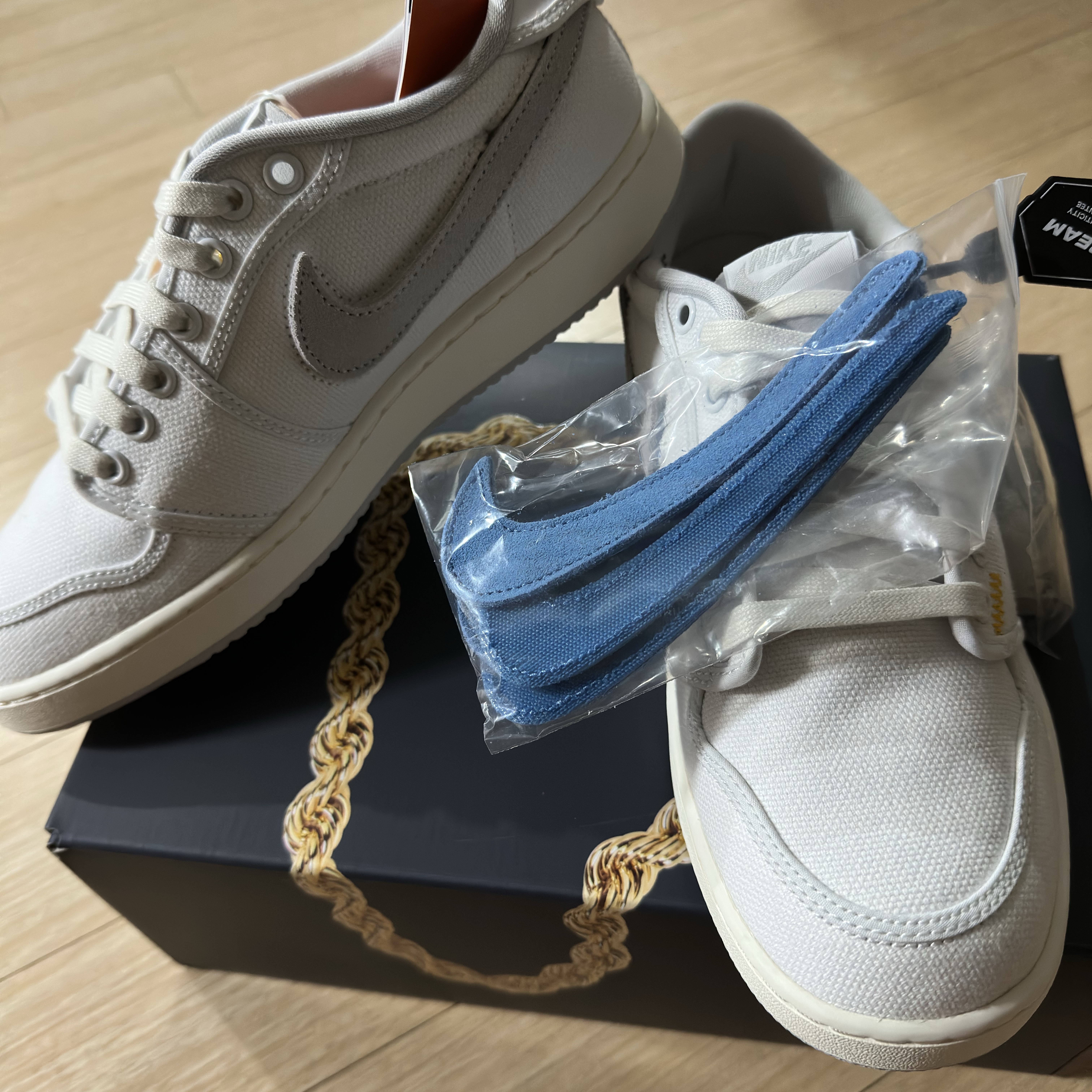 Jordan 1 x Union KO Low White 착용 스타일 - 4