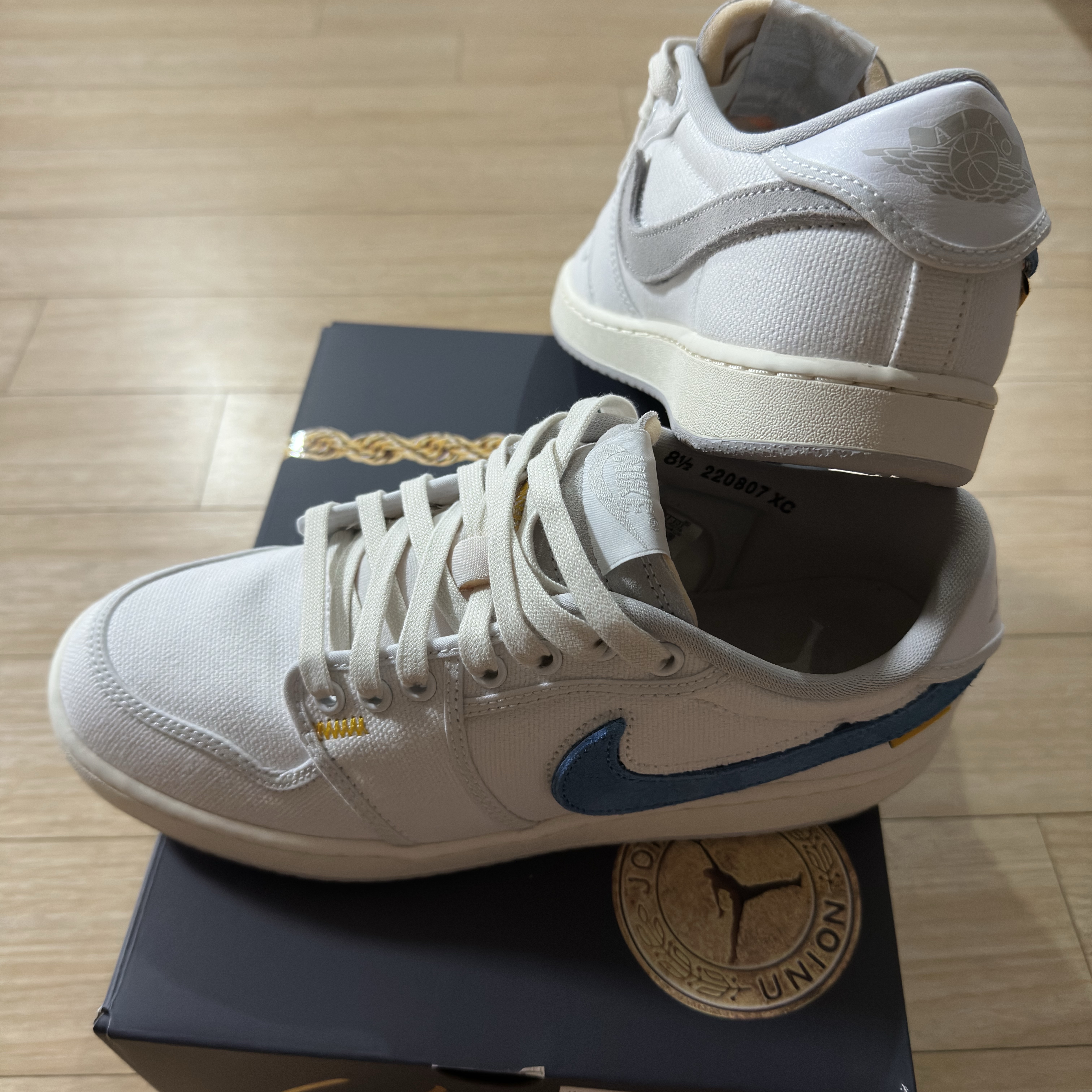 Jordan 1 x Union KO Low White 착용 스타일 - 2