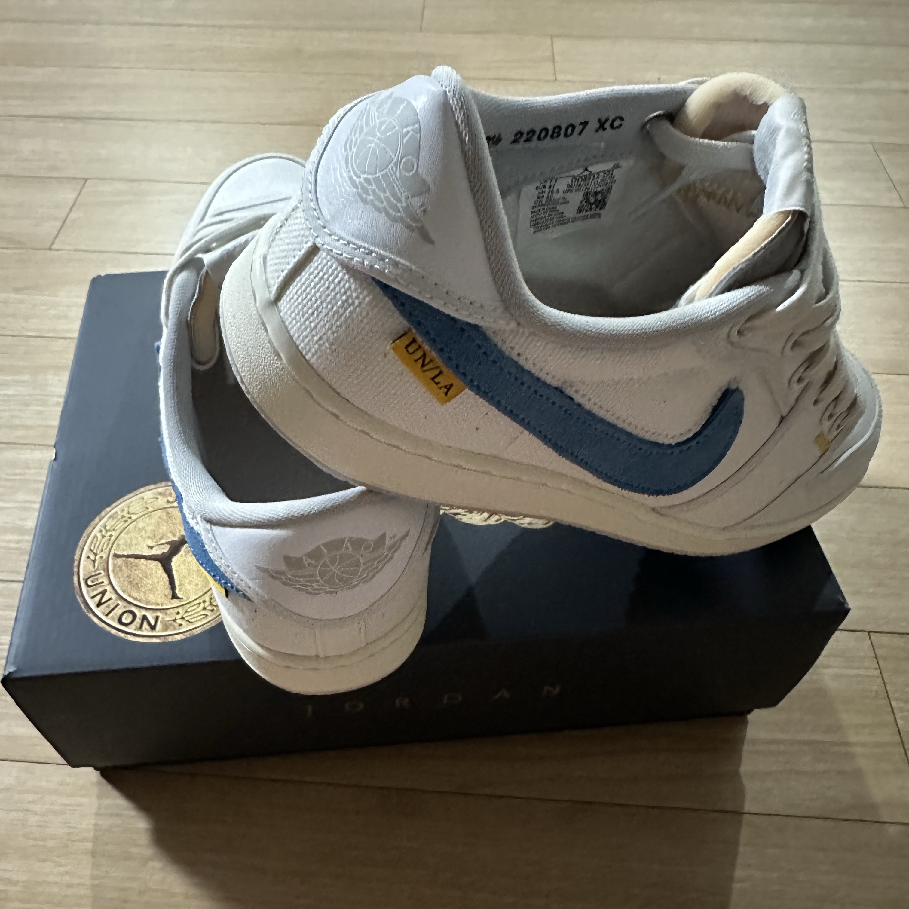 Jordan 1 x Union KO Low White 착용 스타일 - 3