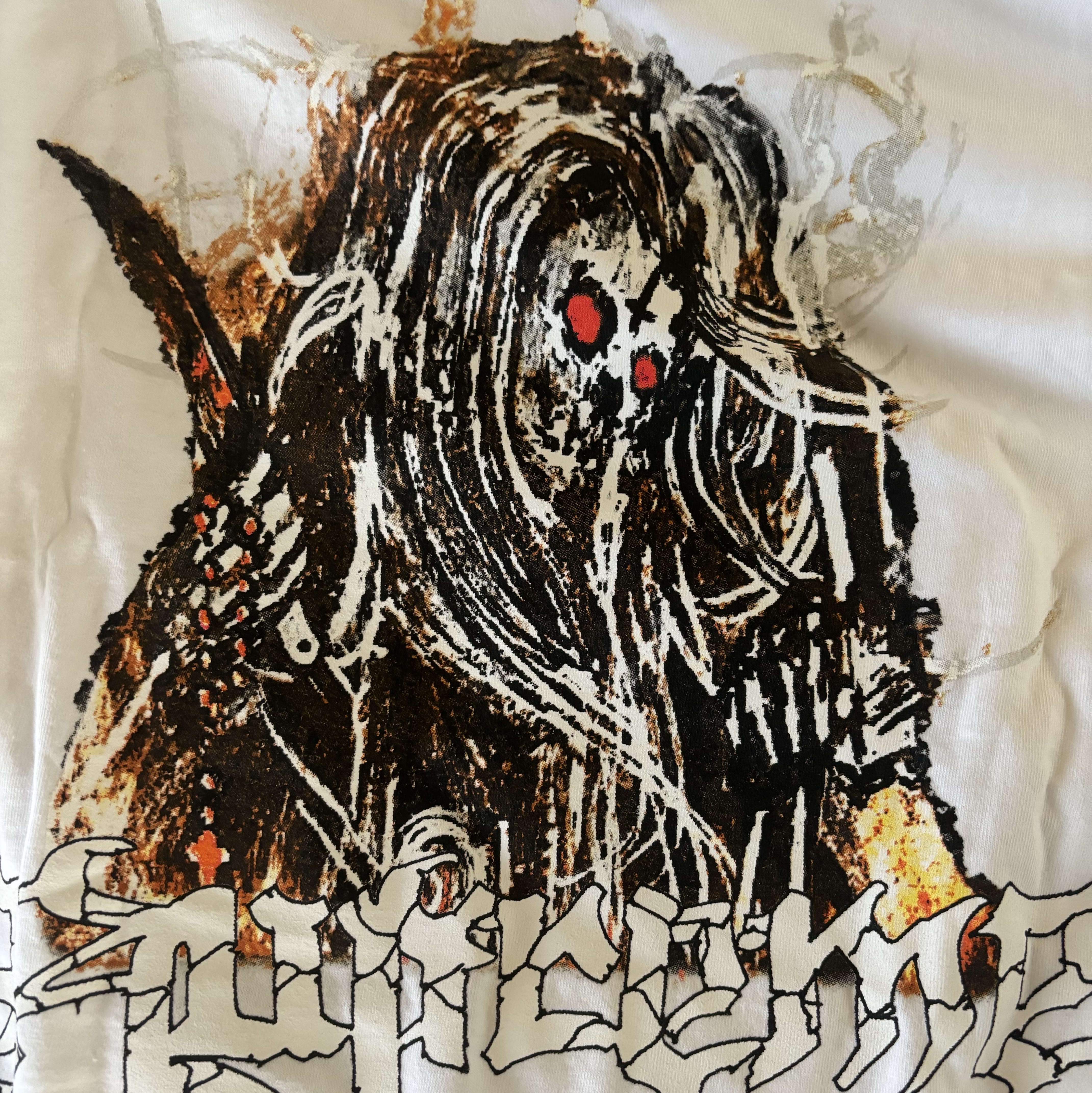 Supreme Satan T-Shirt White - 24FW 착용 스타일