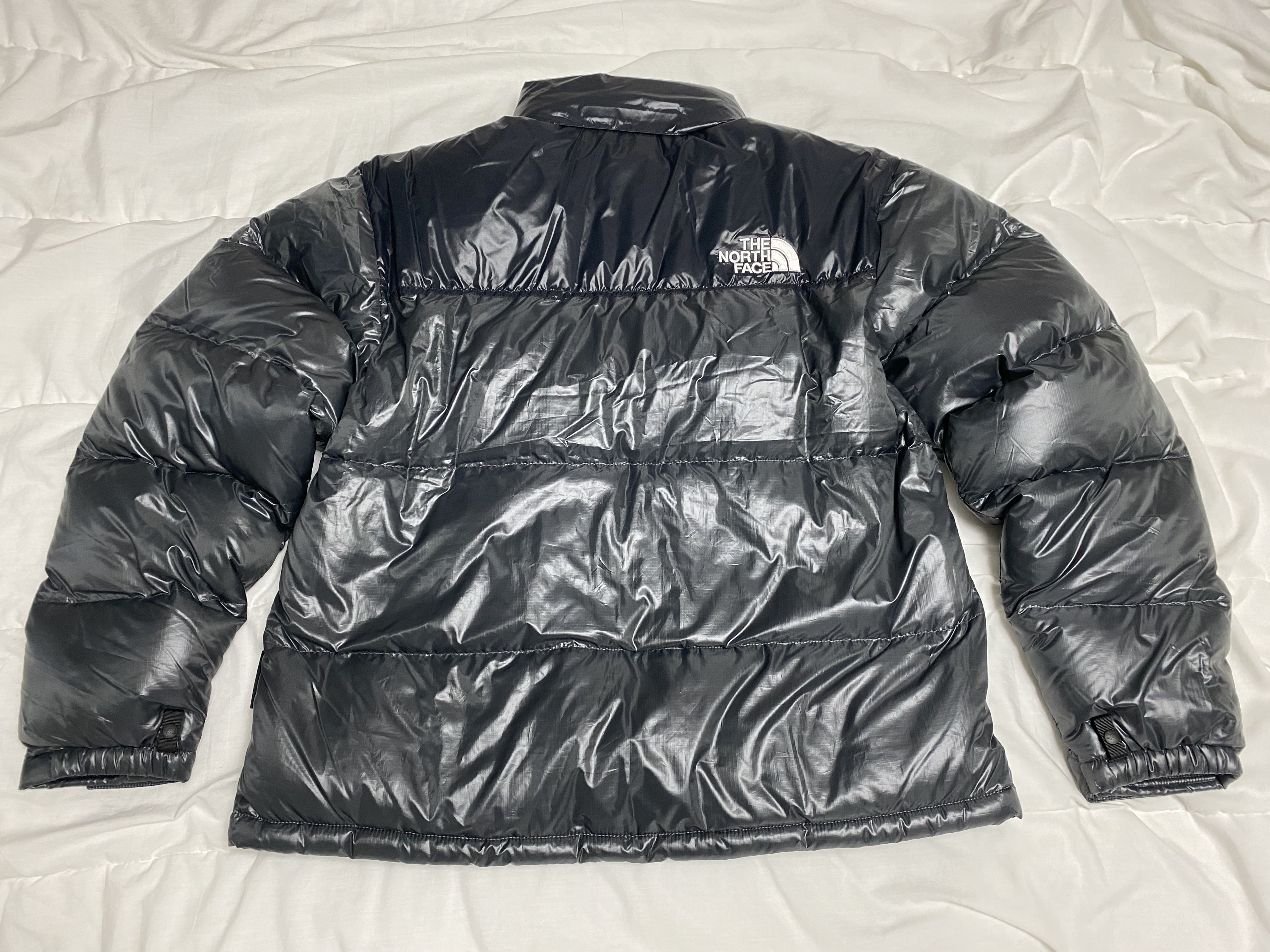 The North Face Quantum Nuptse RDS Down Jacket Silver Gray 착용 스타일 - 2