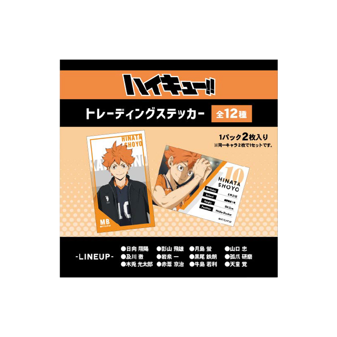 하이큐 트레이딩 스티커 3탄(HAIKYU Trading Sticker Part 3) - 2