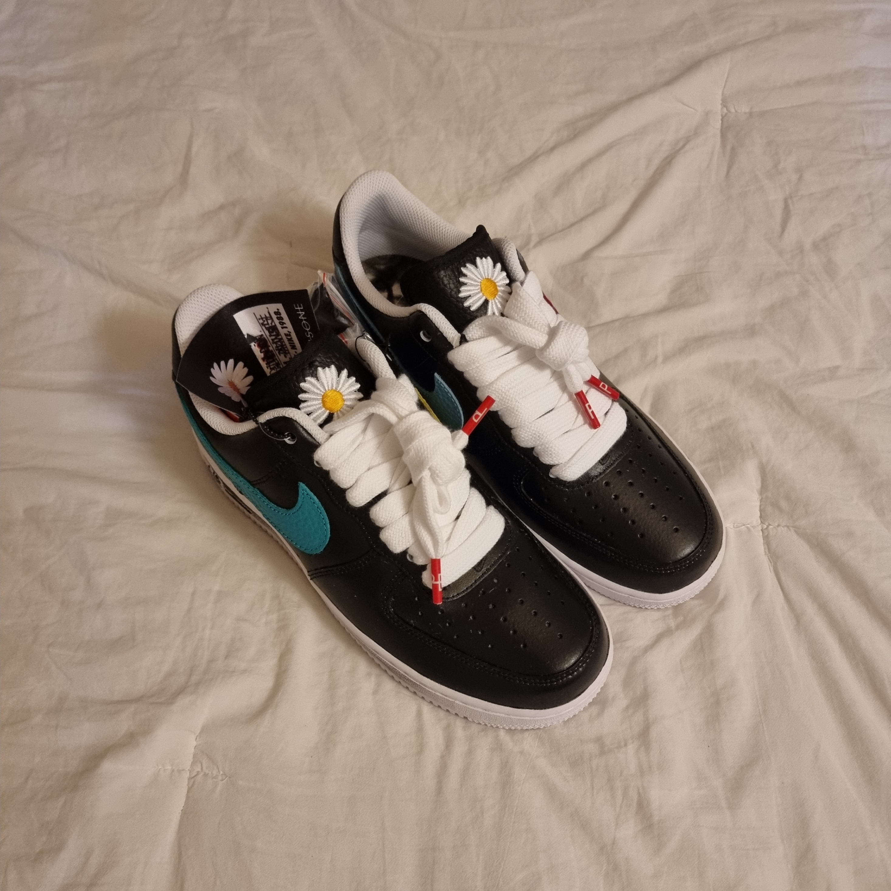 Nike x Peaceminusone Air Force 1 Low Para-Noise 3.0 Black and Multicolor 착용 스타일 - 2
