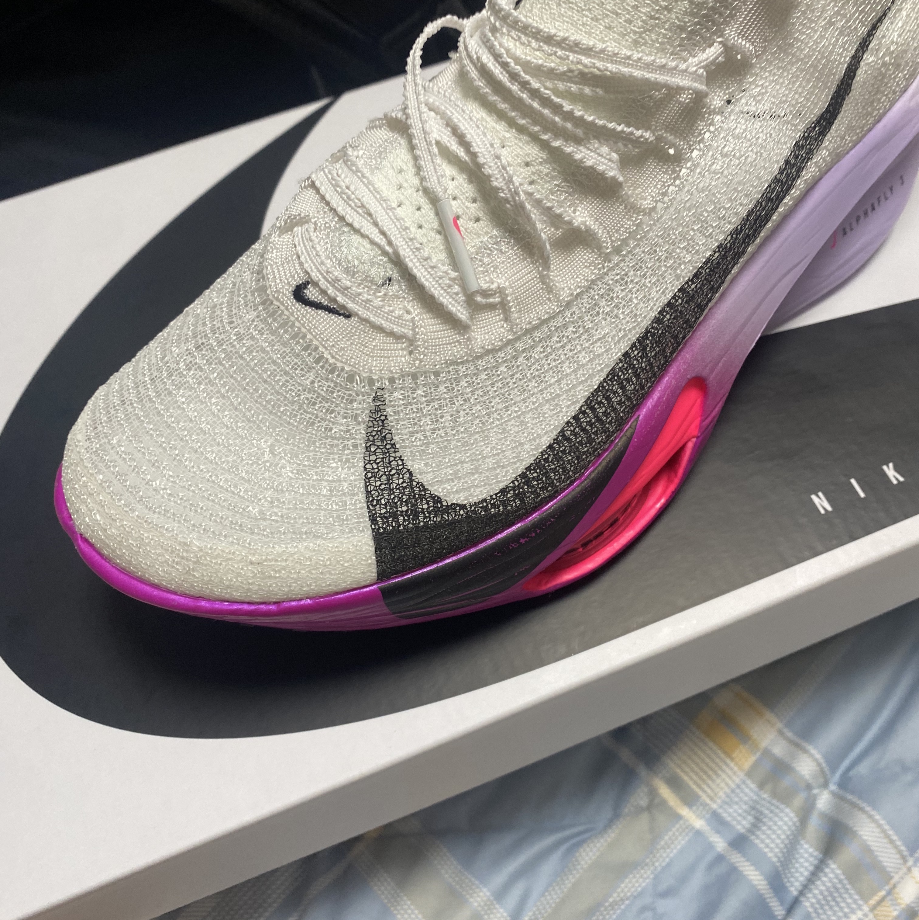 Nike Air Zoom Alphafly Next% 3 Hyper Pink 착용 스타일
