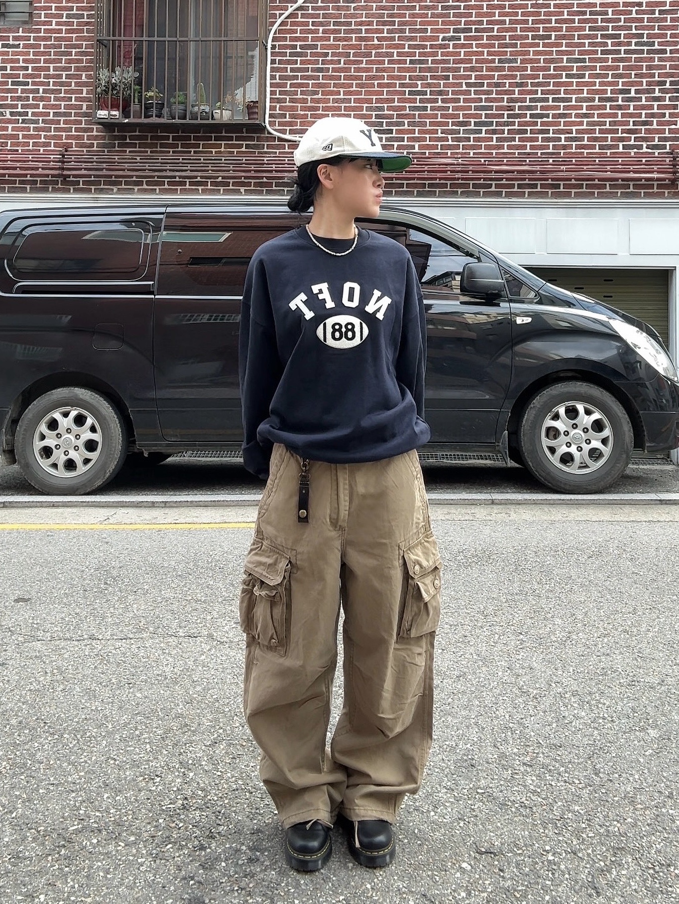 Dr. Martens 1461 Bex Black 착용 스타일