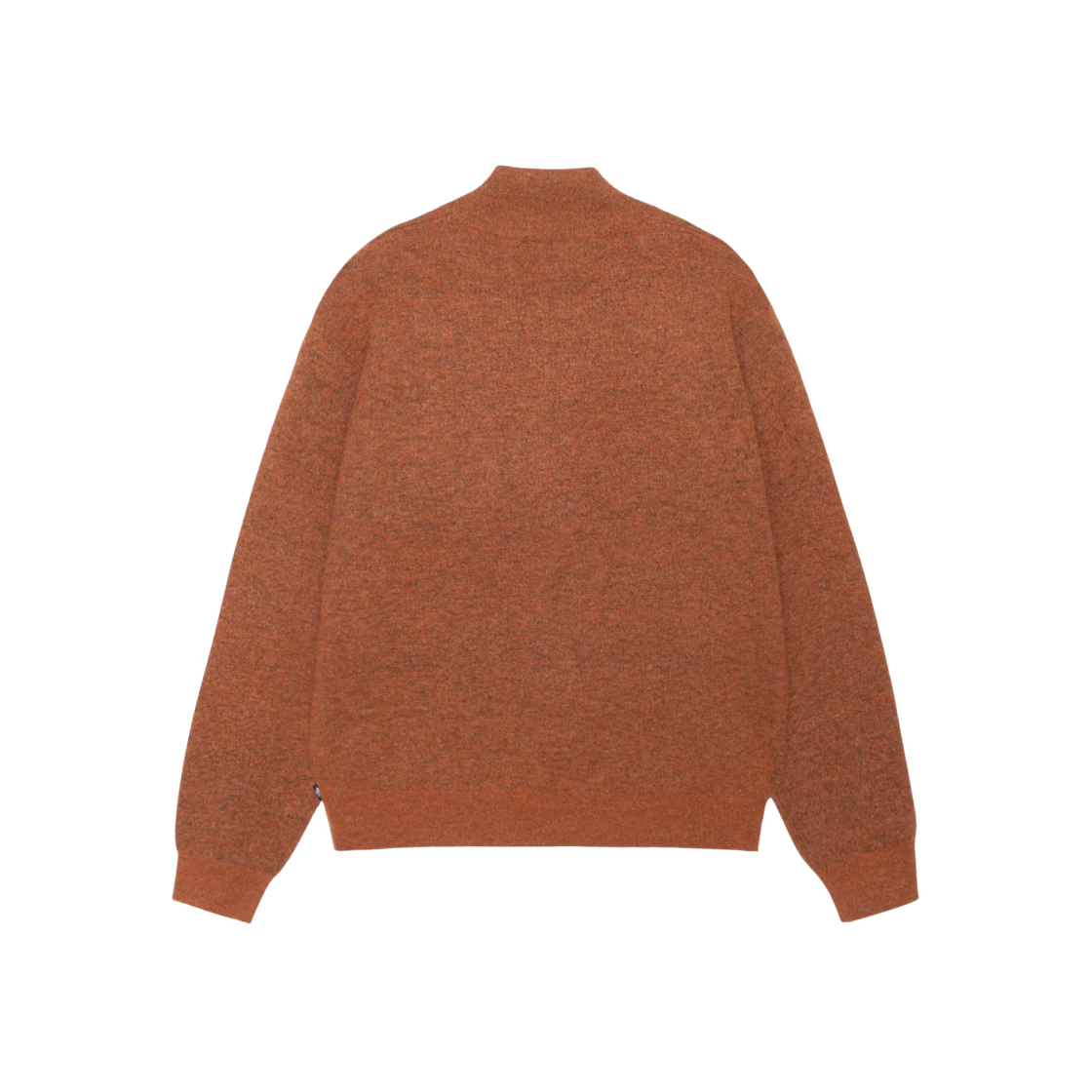 Stussy Half Zip Mock Neck Sweater Clay 상세 이미지 2