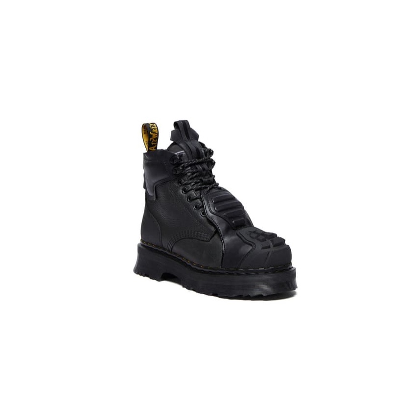 Dr. Martens 1461 Mono Black, Dr. Martens 1460 Nappa Leather Lace Up Boots Black 착용 스타일 - 3