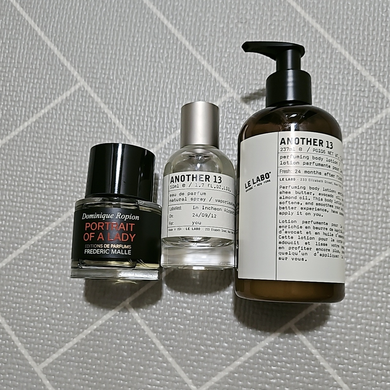 Le Labo Another 13 Eau De Parfum 50ml, Le Labo Another 13 Perfuming Body Lotion 237ml 착용 스타일