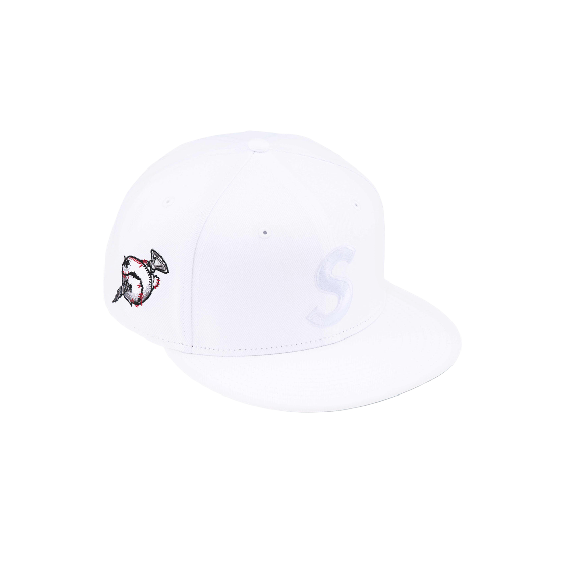 Supreme x New Era Screw Ball S Logo White - 24FW 상세 이미지 1