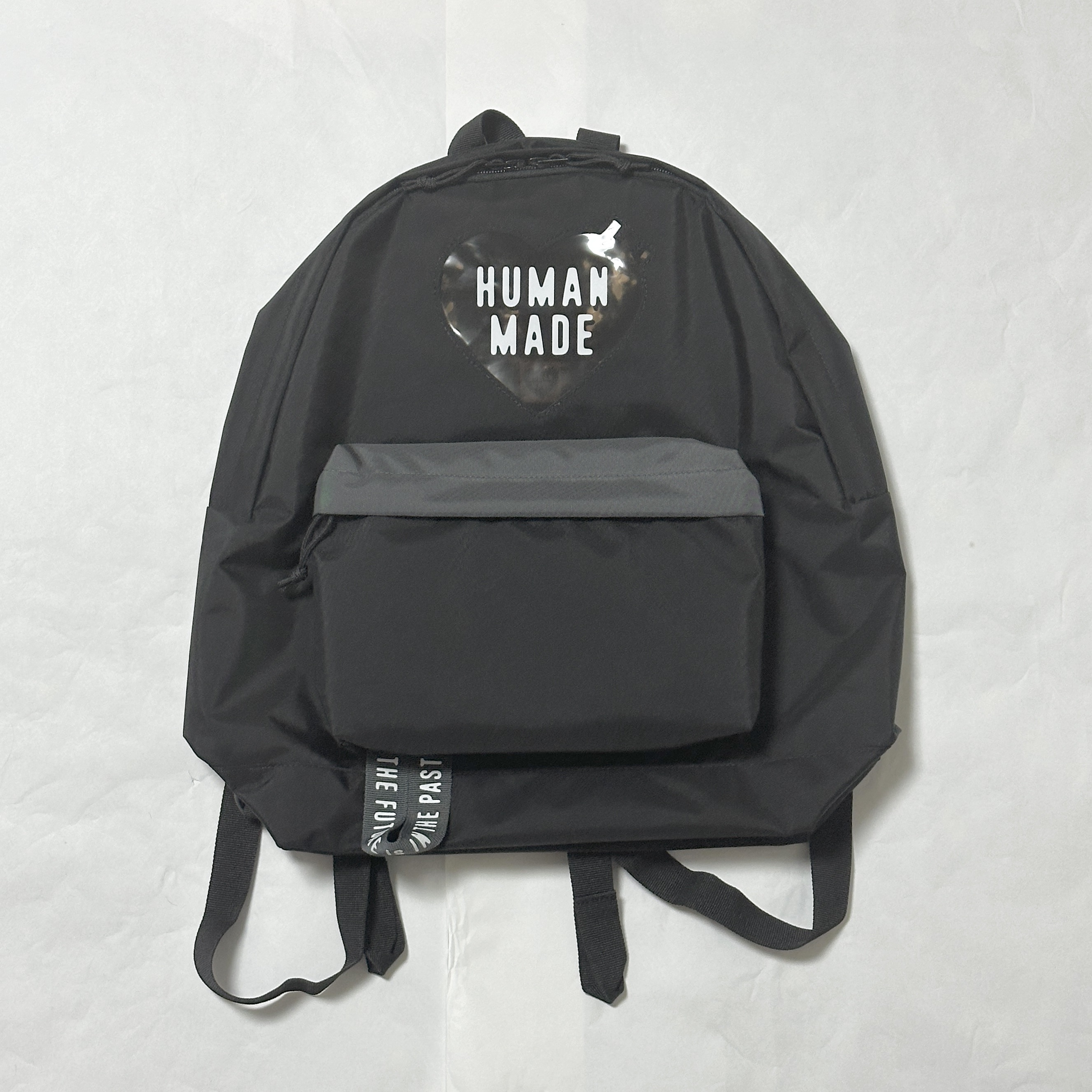 Human Made Backpack Black 착용 스타일 - 1
