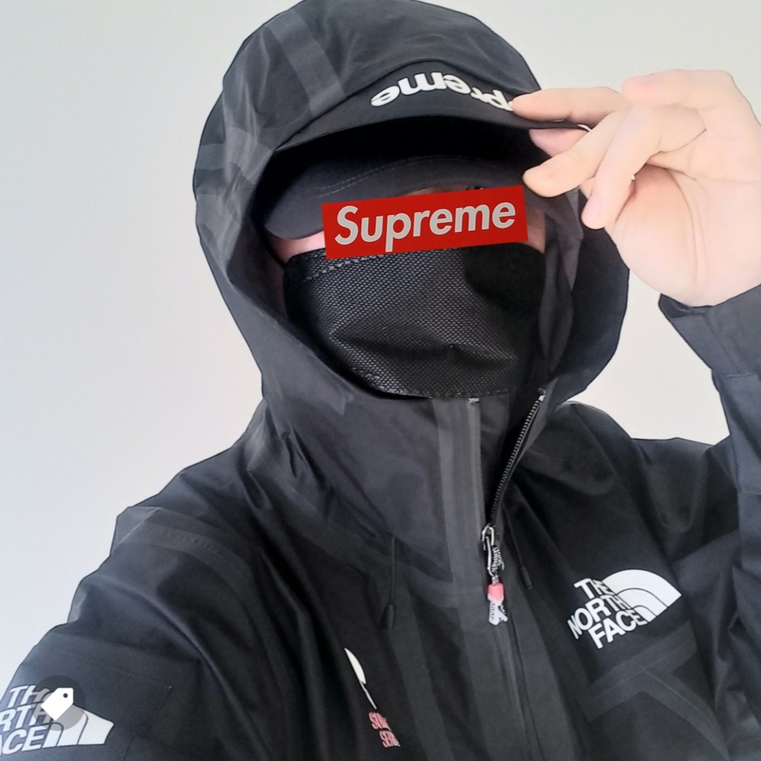 Supreme x The North Face Summit Series Outer Tape Seam Jacket Black - 21SS 착용 스타일
