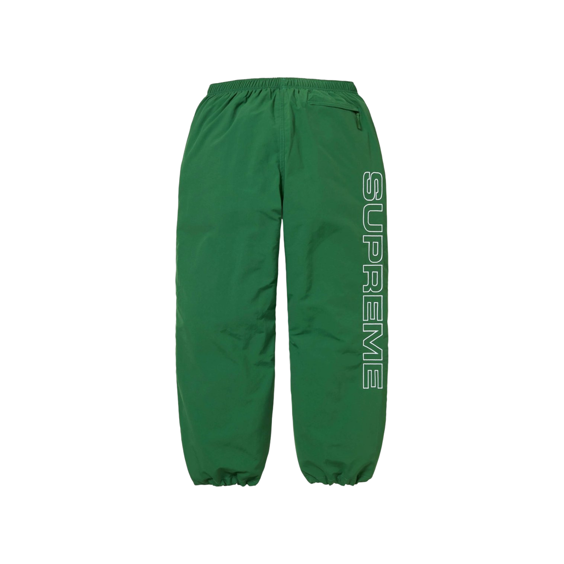 Supreme Spellout Embroidered Track Pant Dark Green - 24FW 상세 이미지 2