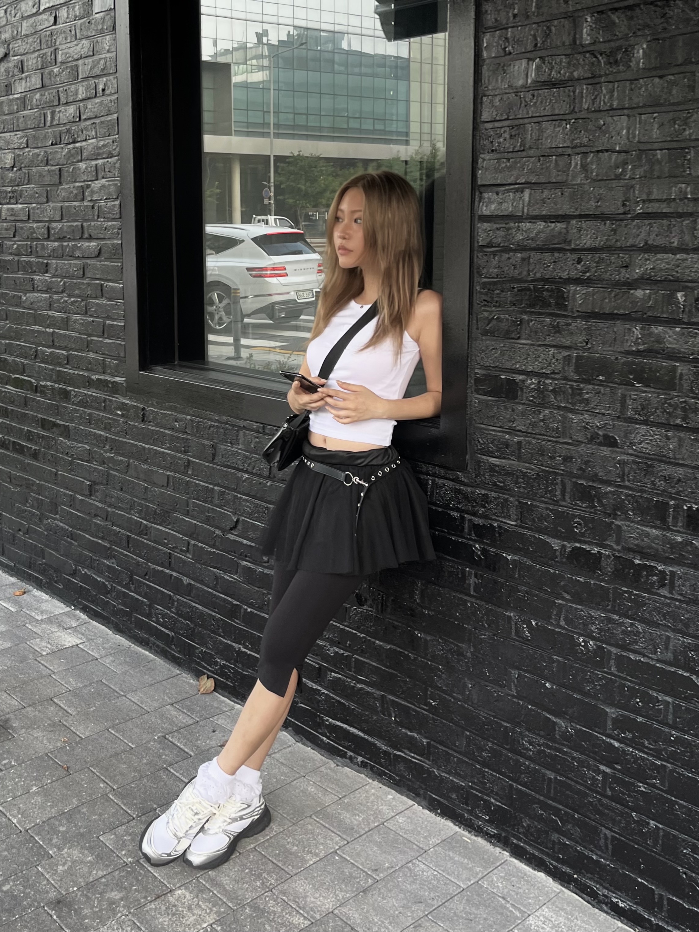 Fila Interun Silver 착용 스타일 - 8