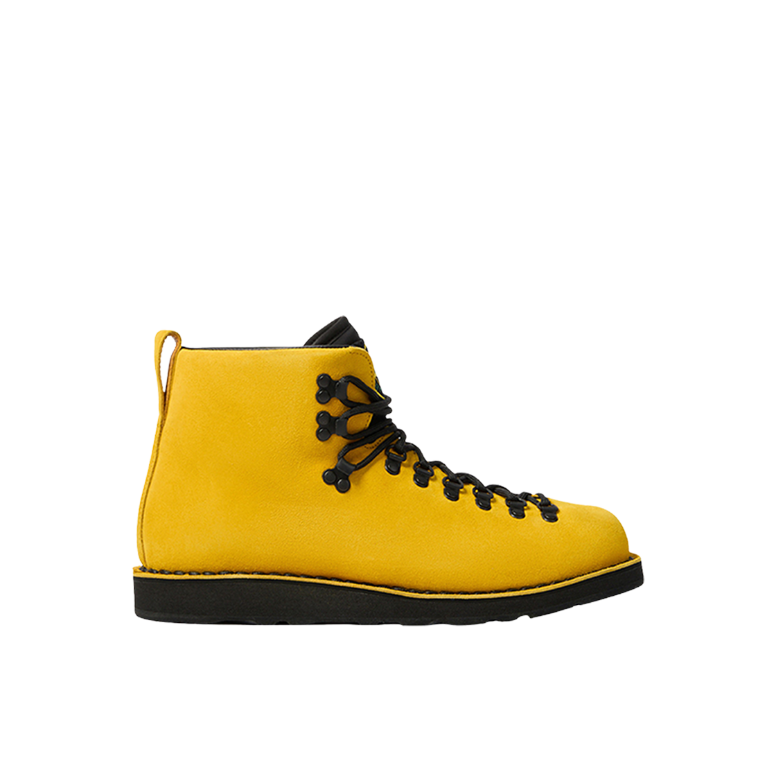 81FWS0203-V0030 Stone Island S0203 Suede Leather Boot with Rubber Sole and Shock Absorption Yellow - 24FW