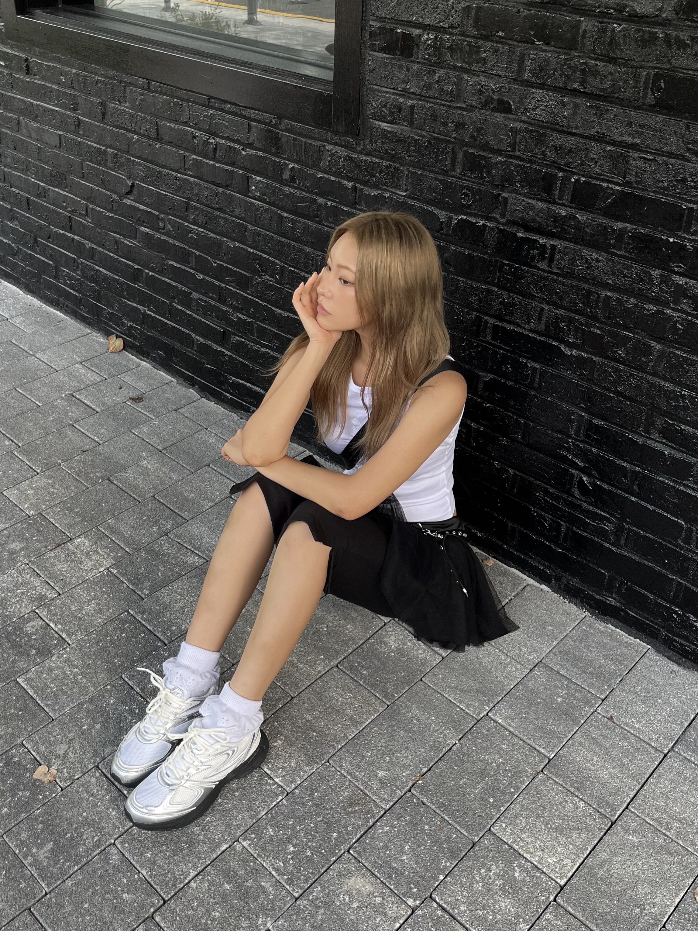 Fila Interun Silver 착용 스타일 - 7