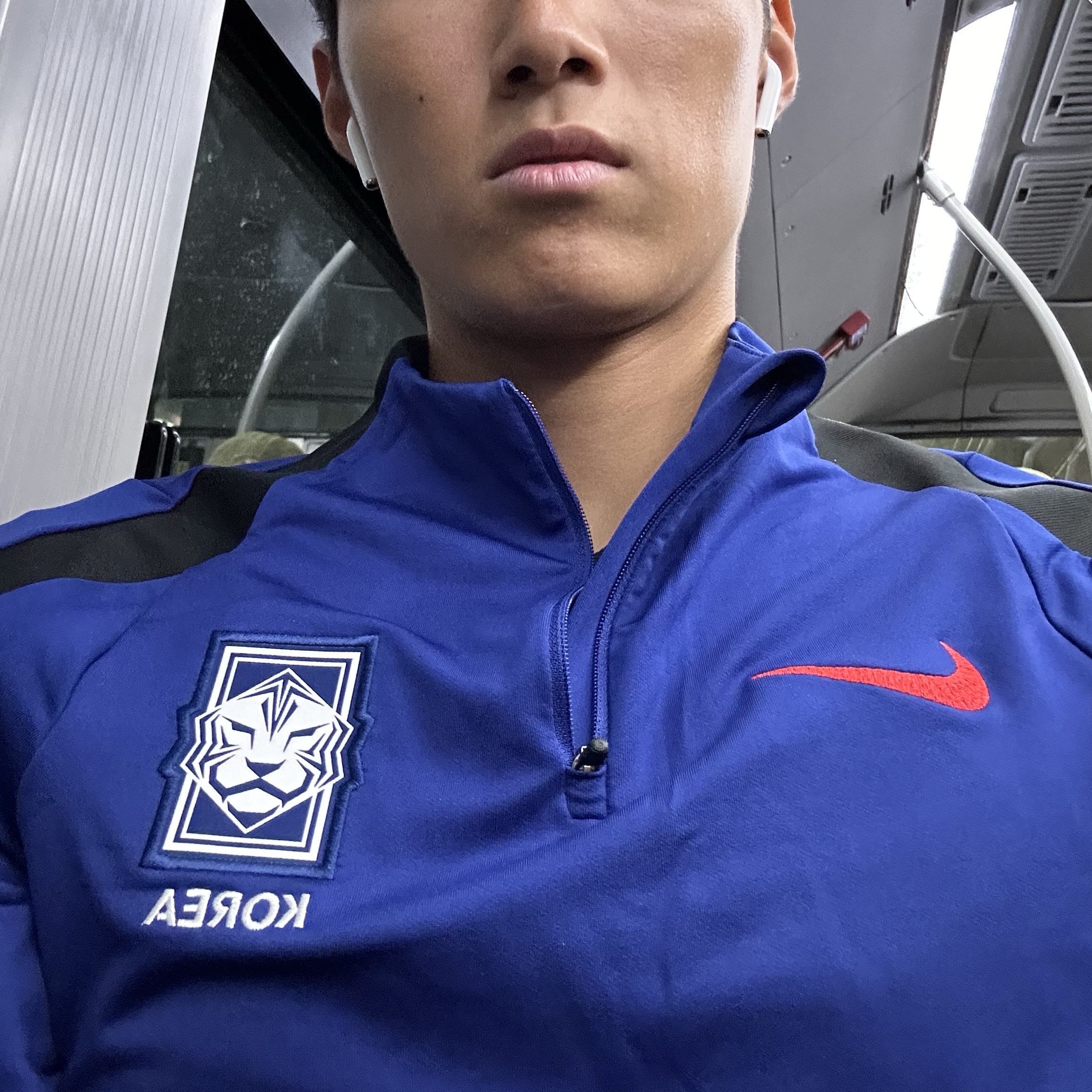 Nike Korea Strike Dri-Fit Soccer Drill Top Global Blue 착용 스타일