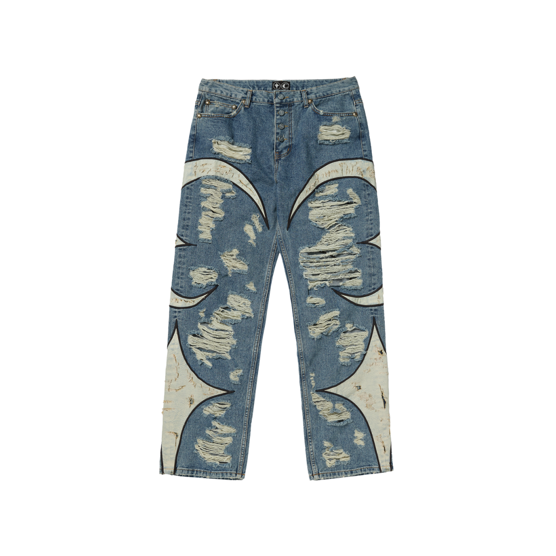 Thug Club TC Leather Washing Denim Pants War Ver. Blue 상세 이미지 1