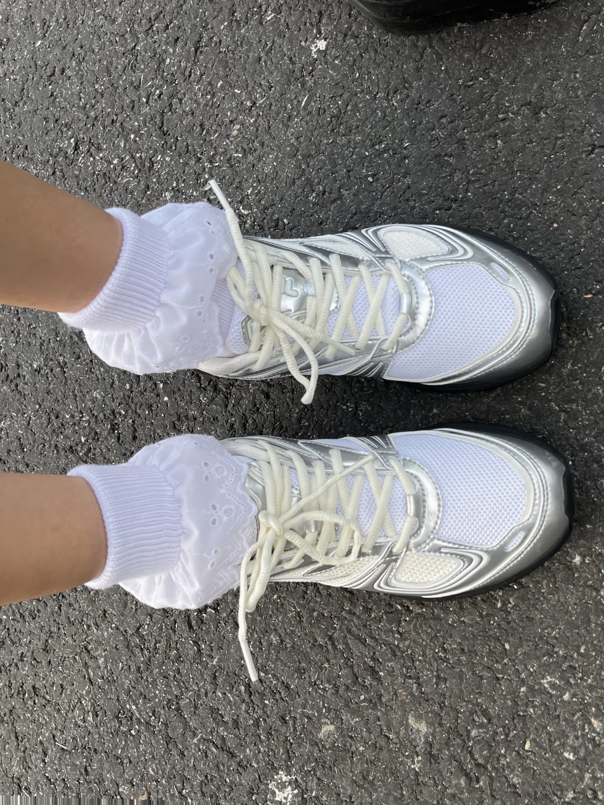 Fila Interun Silver 착용 스타일 - 5