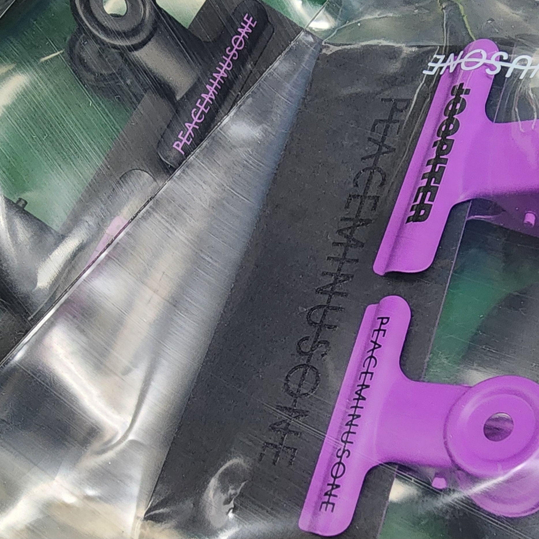 JOOPITER PEACEMINUSONE BULLDOG CLIP 紫 黒 JOOPITER X PEACEMINUSONE] Bulldog Clip Set (2 COLORS)