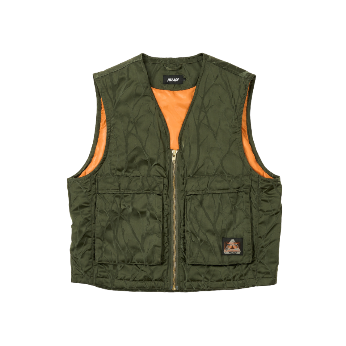 Palace x Porter Vest Olive - 24FW 상세 이미지 1