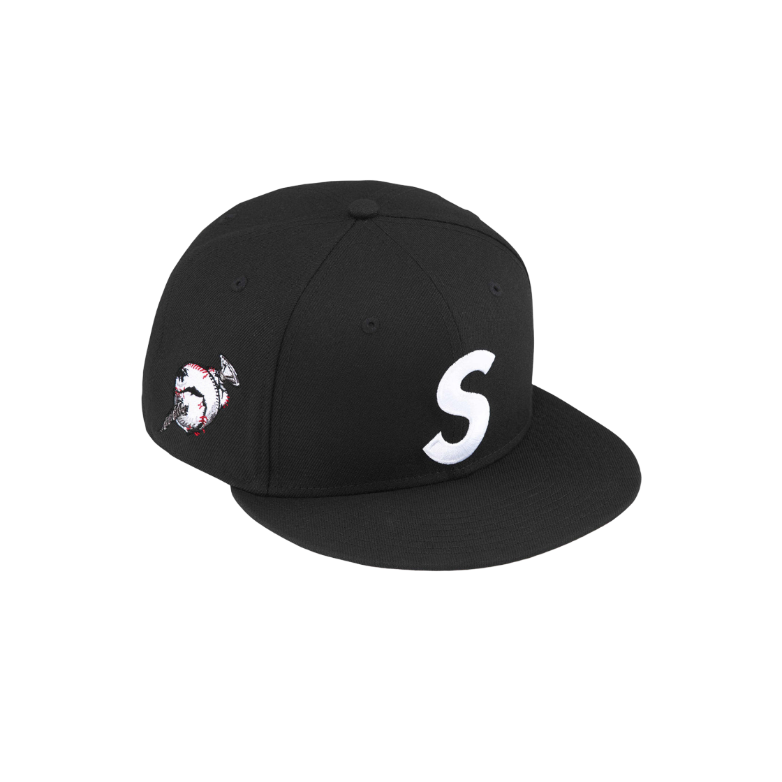 Supreme x New Era Screw Ball S Logo Black - 24FW 상세 이미지 1