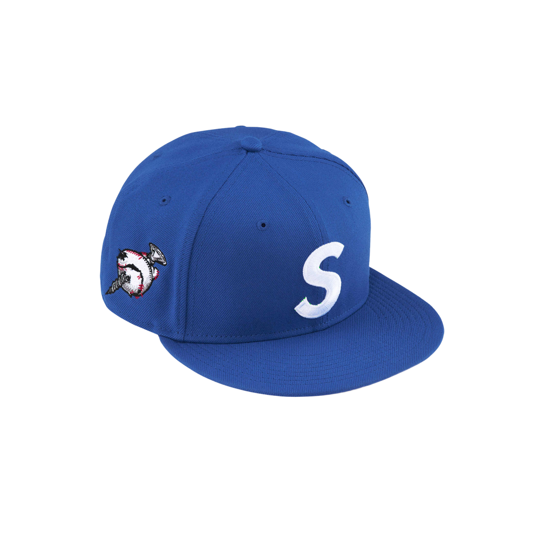 Supreme x New Era Screw Ball S Logo Royal - 24FW 상세 이미지 1