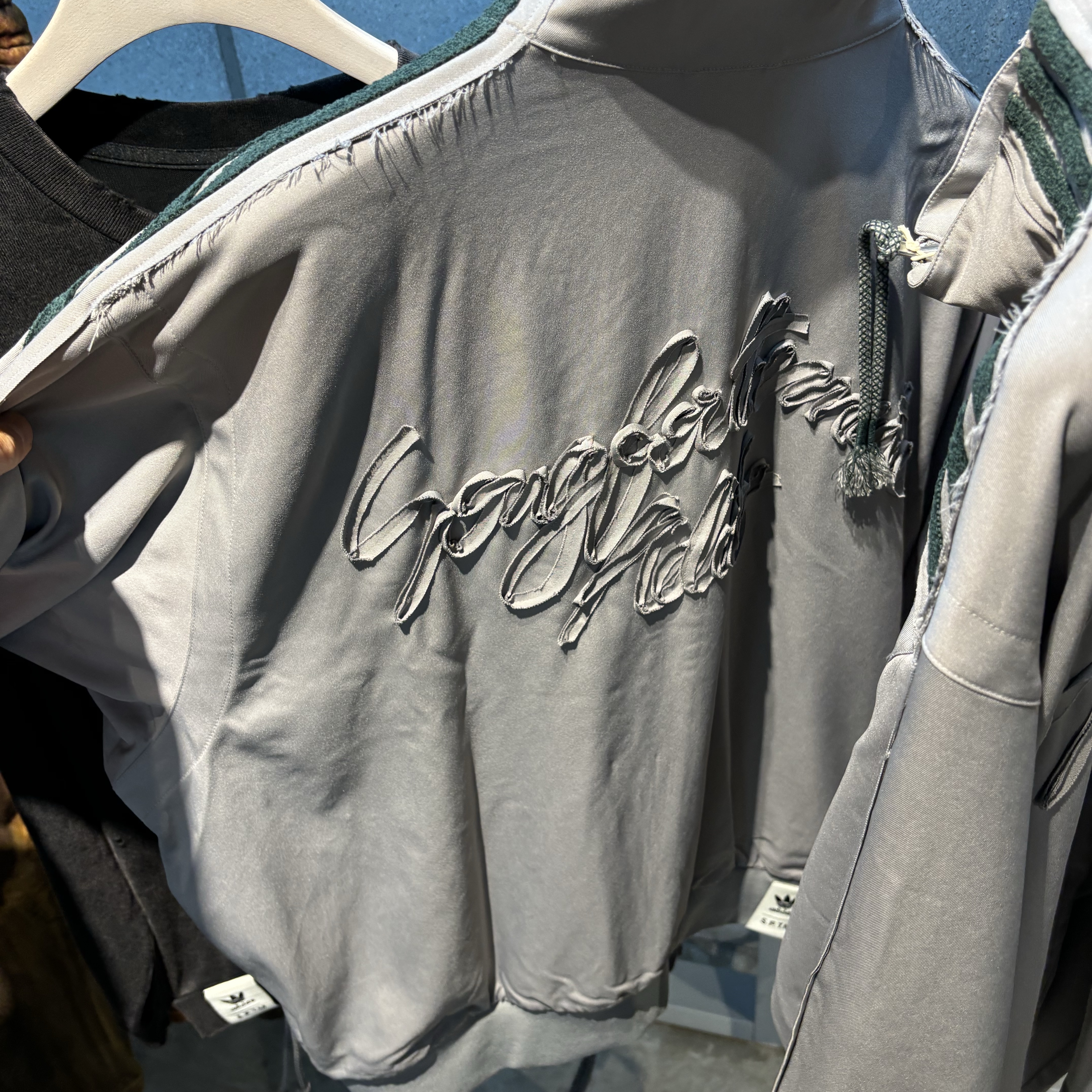 Adidas x Song for the Mute Track Jacket Dove Grey - KR Sizing 착용 스타일 - 2