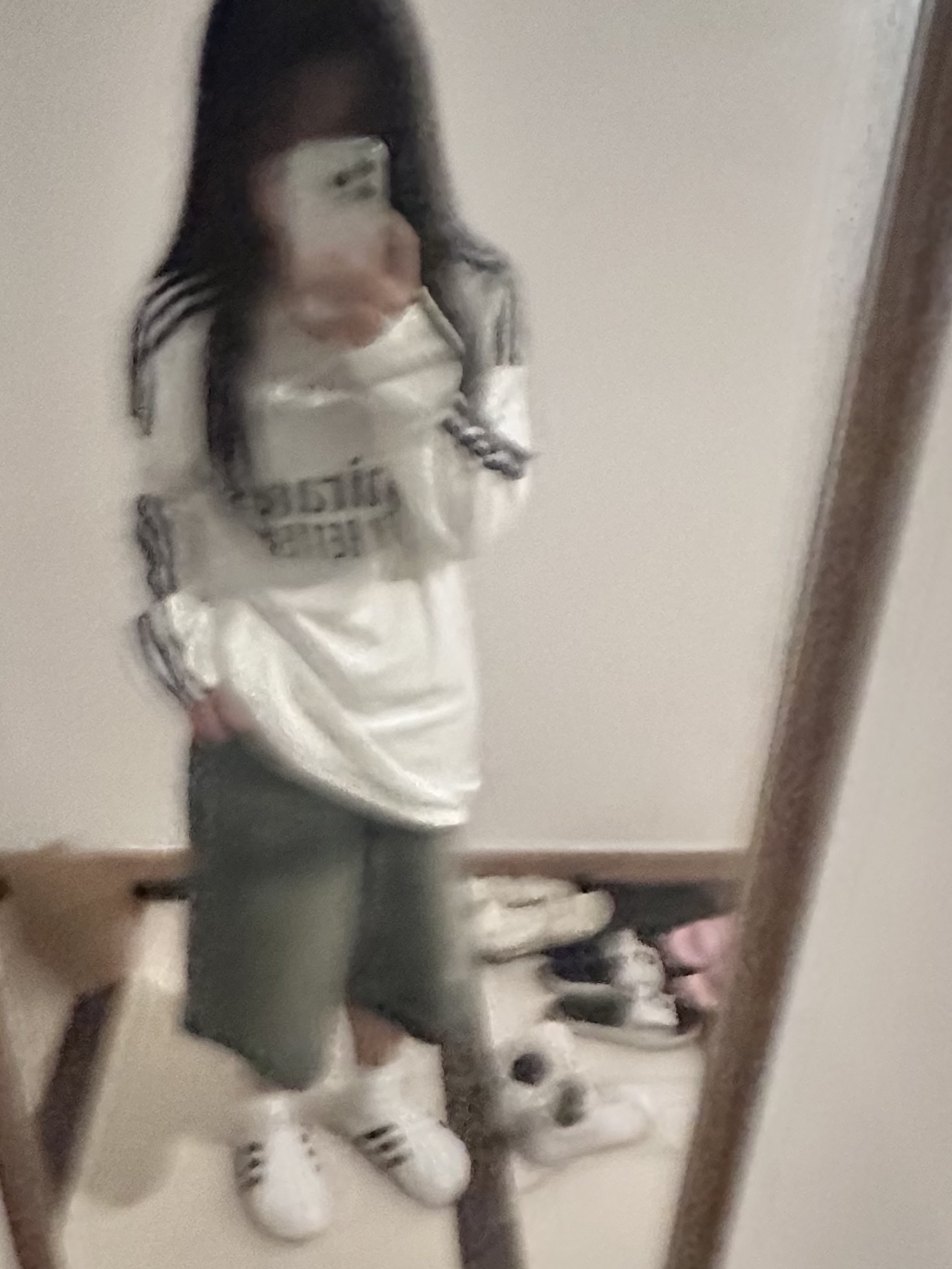 Adidas Real Madrid 2024/25 Home Long Sleeve Jersey White - KR Sizing (Non Marking Ver.), Adidas Real Madrid 2024/25 Home Jersey White - KR Sizing (Non Marking Ver.) 착용 스타일 - 1
