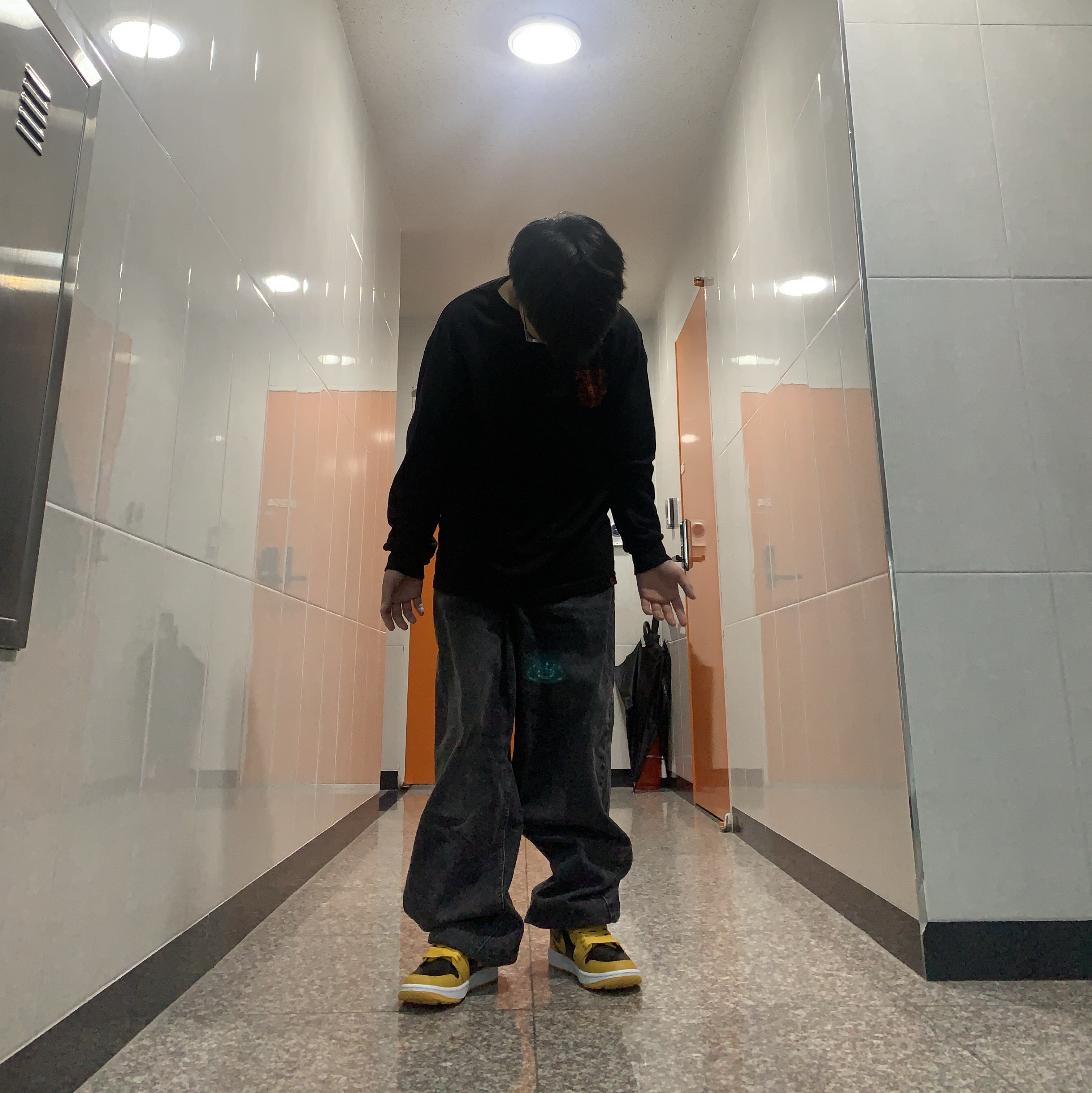 Jordan 1 High Golf Pollen 착용 스타일
