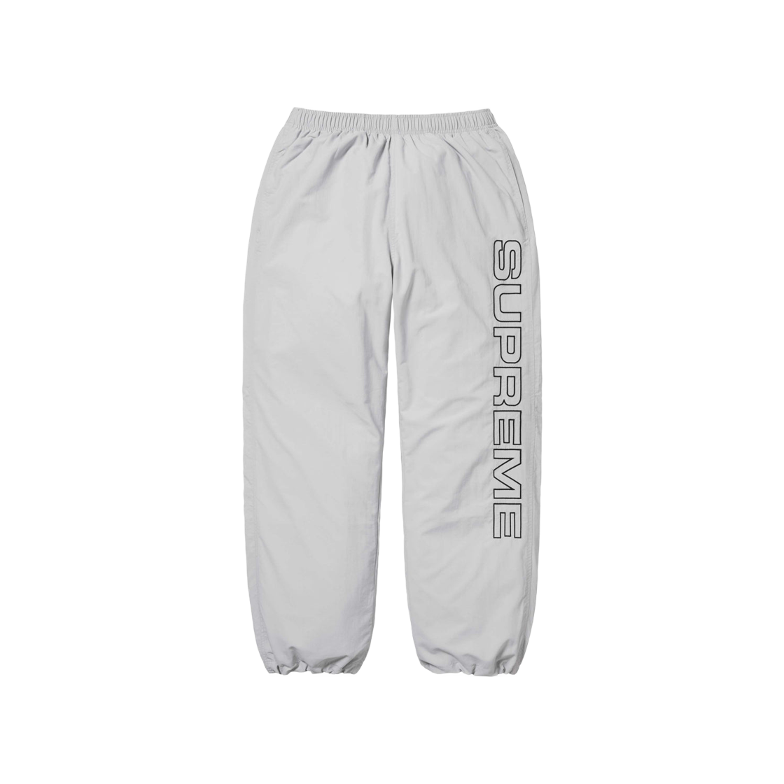 Supreme Spellout Embroidered Track Pant Grey - 24FW 상세 이미지 1