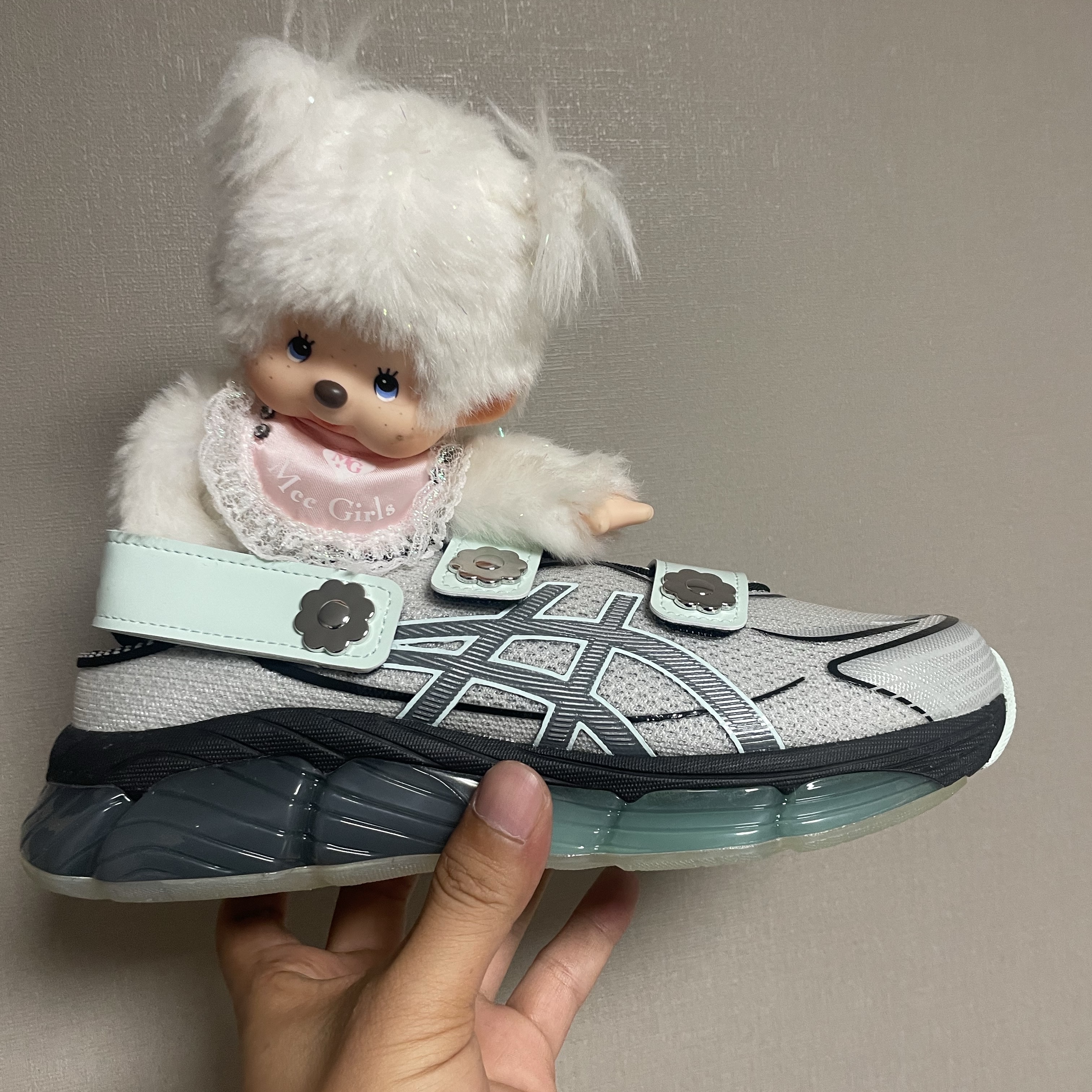 Asics x Cecilie Bahnsen Gel-Quantum 360 VIII Silver Mint 착용 스타일 - 1