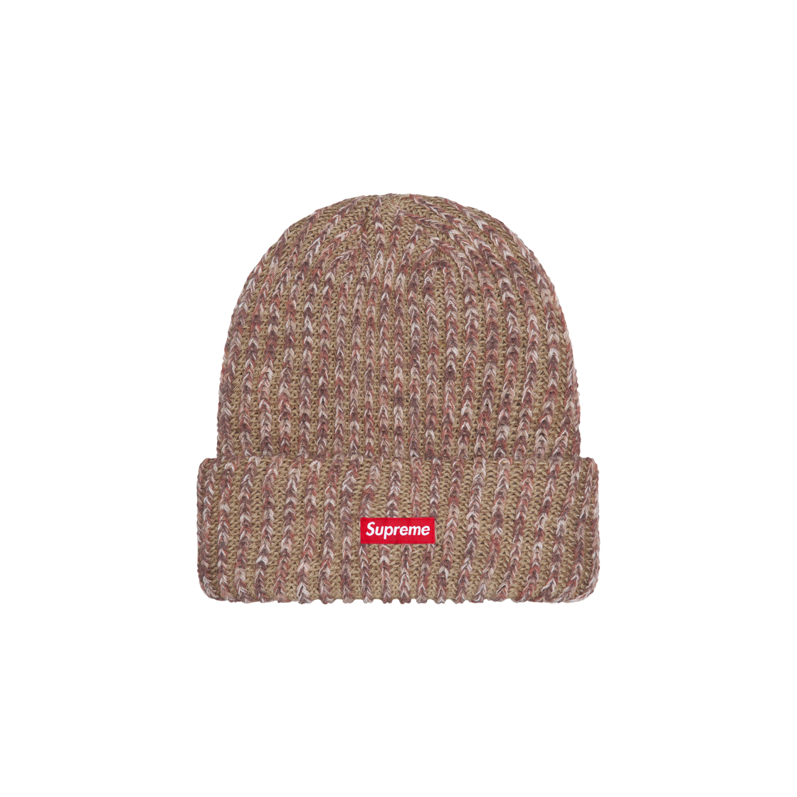 Supreme Rainbow Loose Gauge Beanie Tan - 24FW 상세 이미지 1