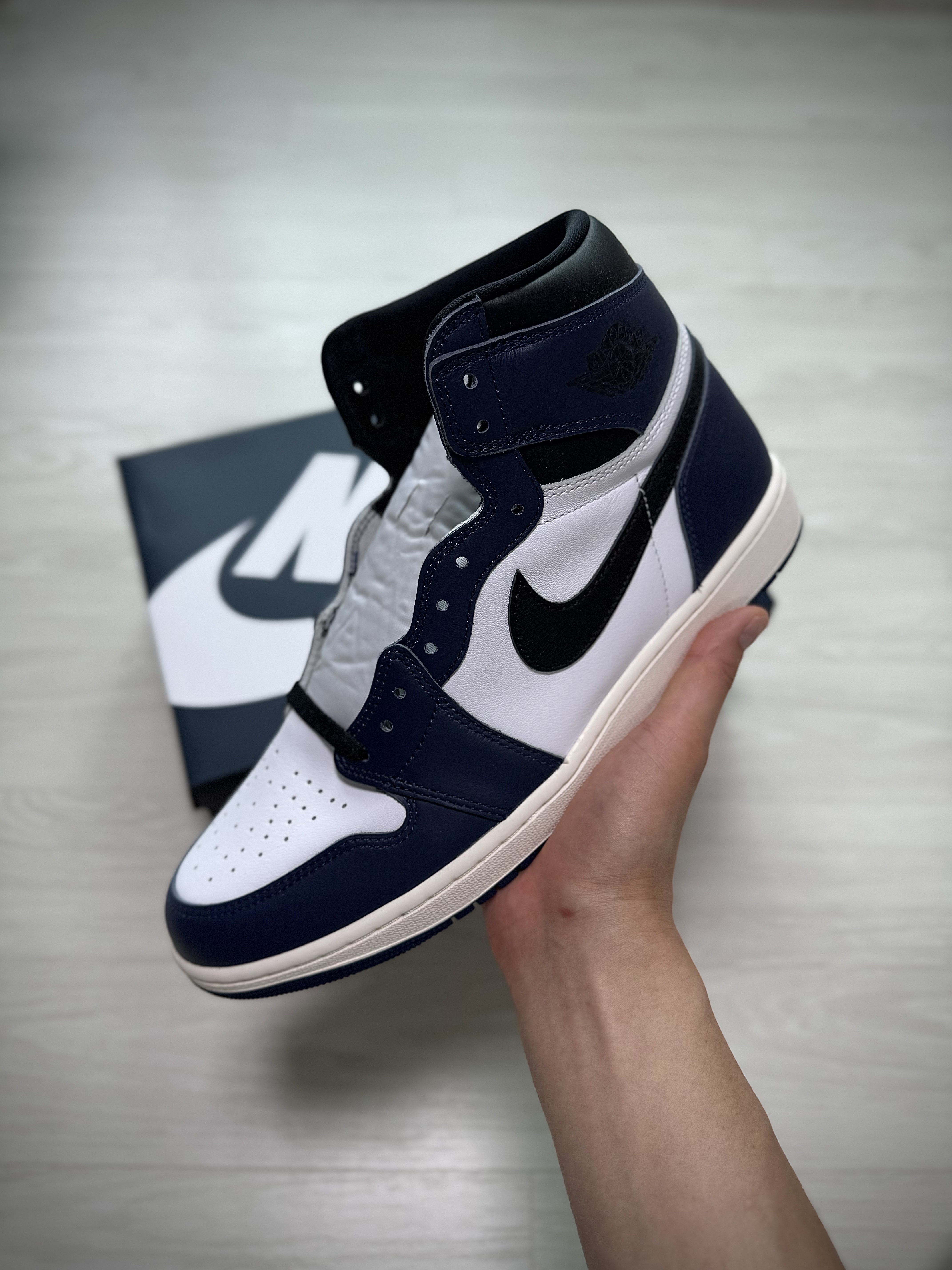 Jordan 1 Retro High OG Midnight Navy 착용 스타일