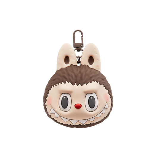 Pop Mart Labubu Original Silicone Earphone Bag Brown