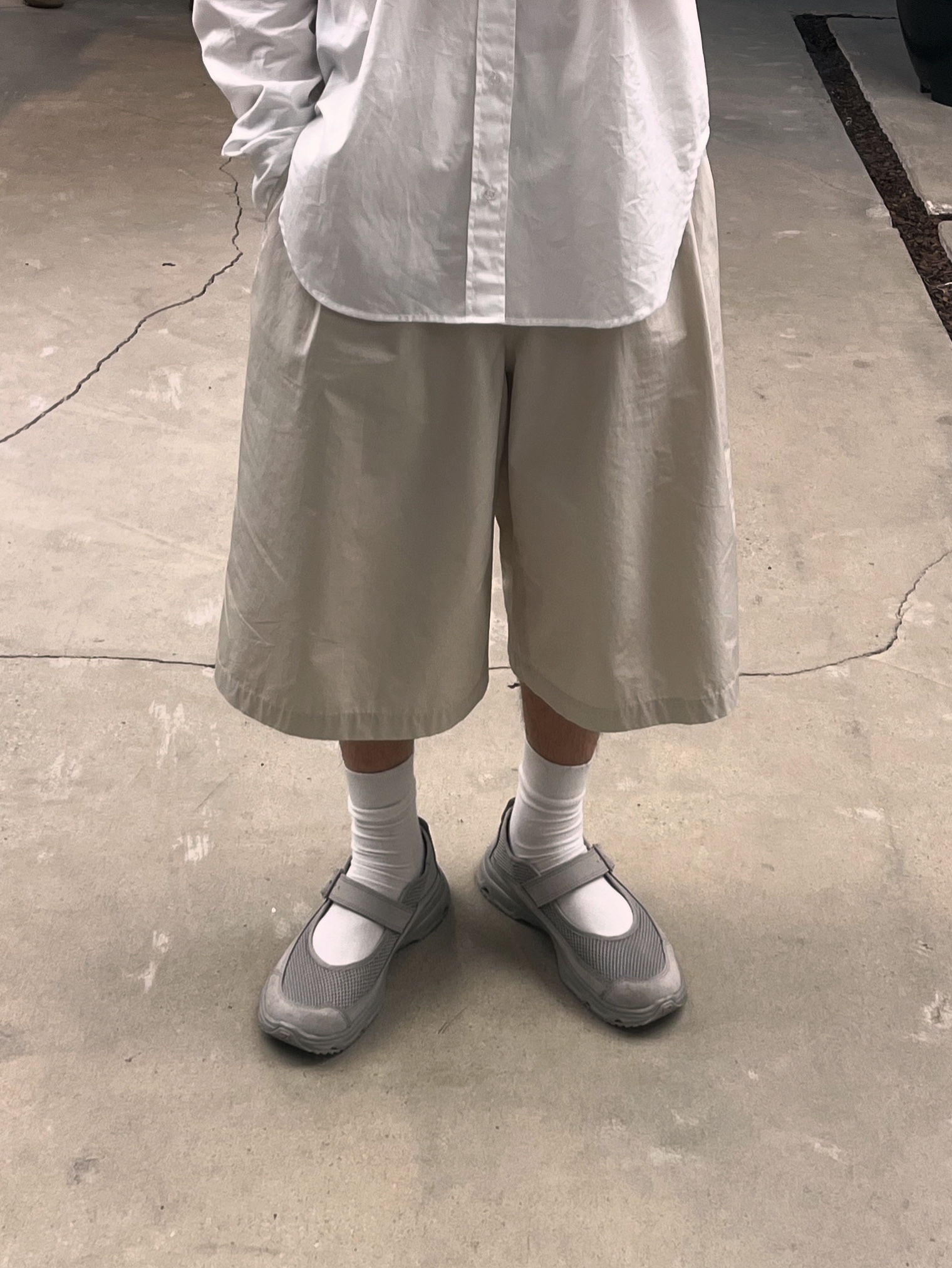Salomon RX Marie Jeanne Ghost Gray 착용 스타일