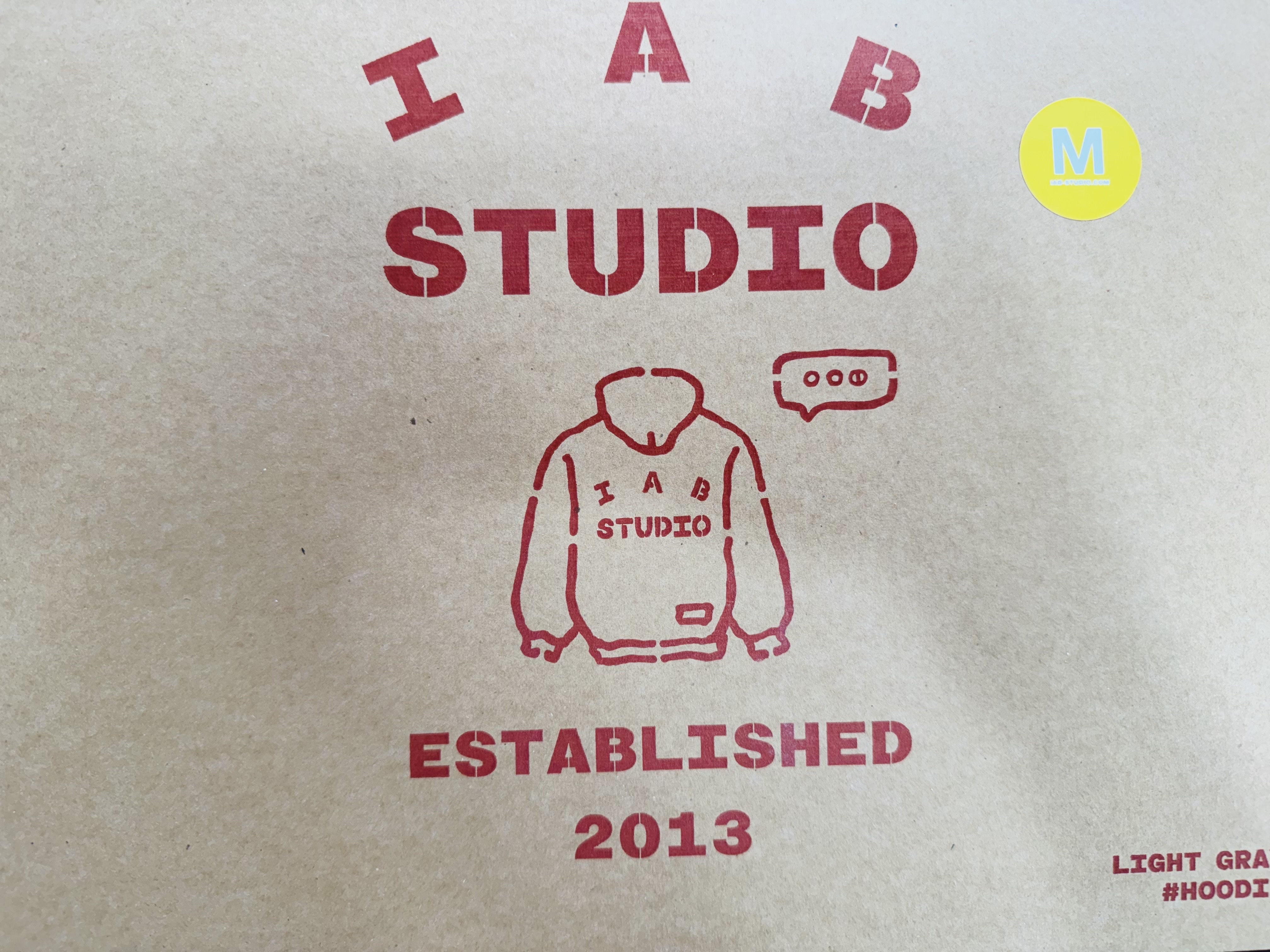 IAB Studio Hoodie Light Gray 착용 스타일 - 1