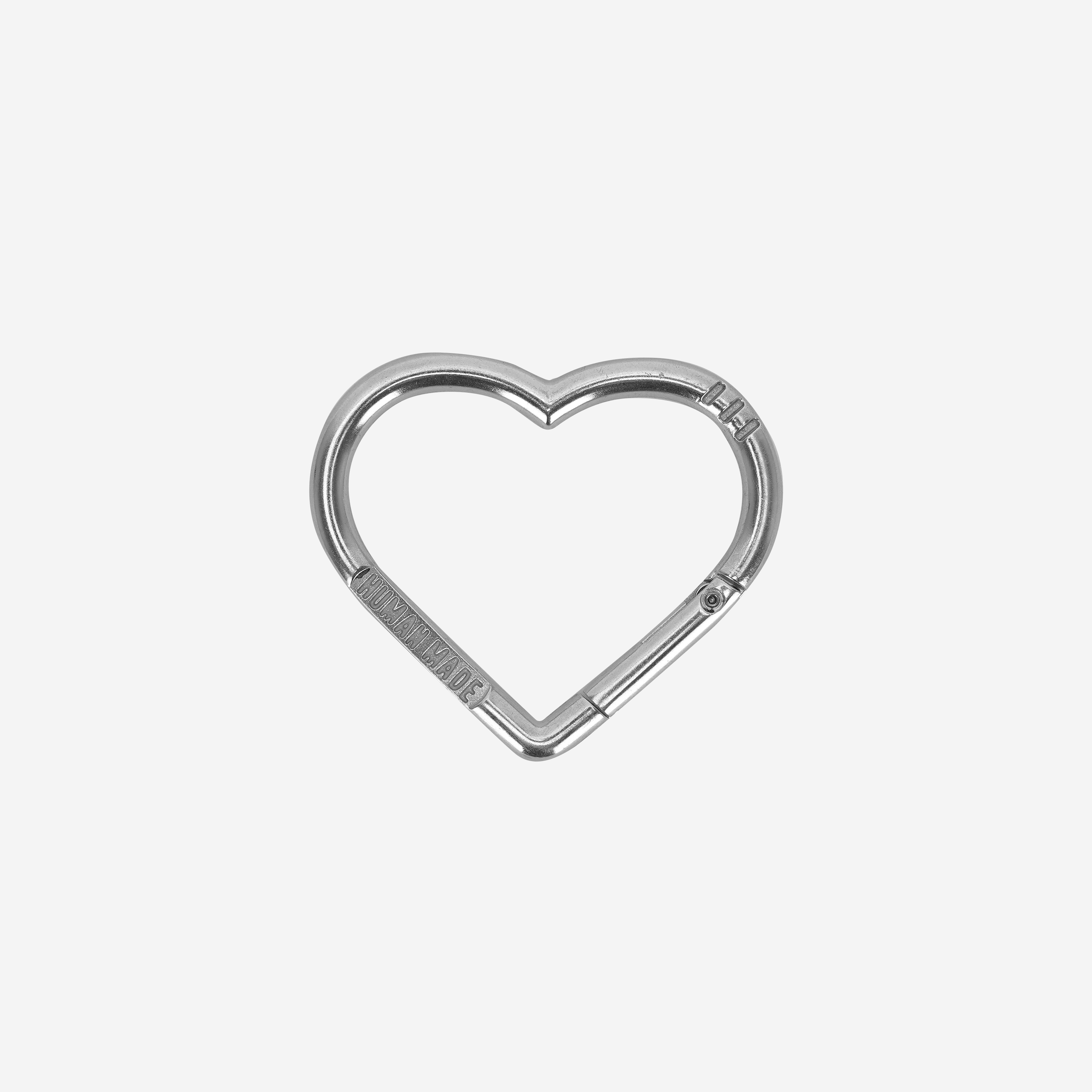 Human Made Heart Carabiner Silver