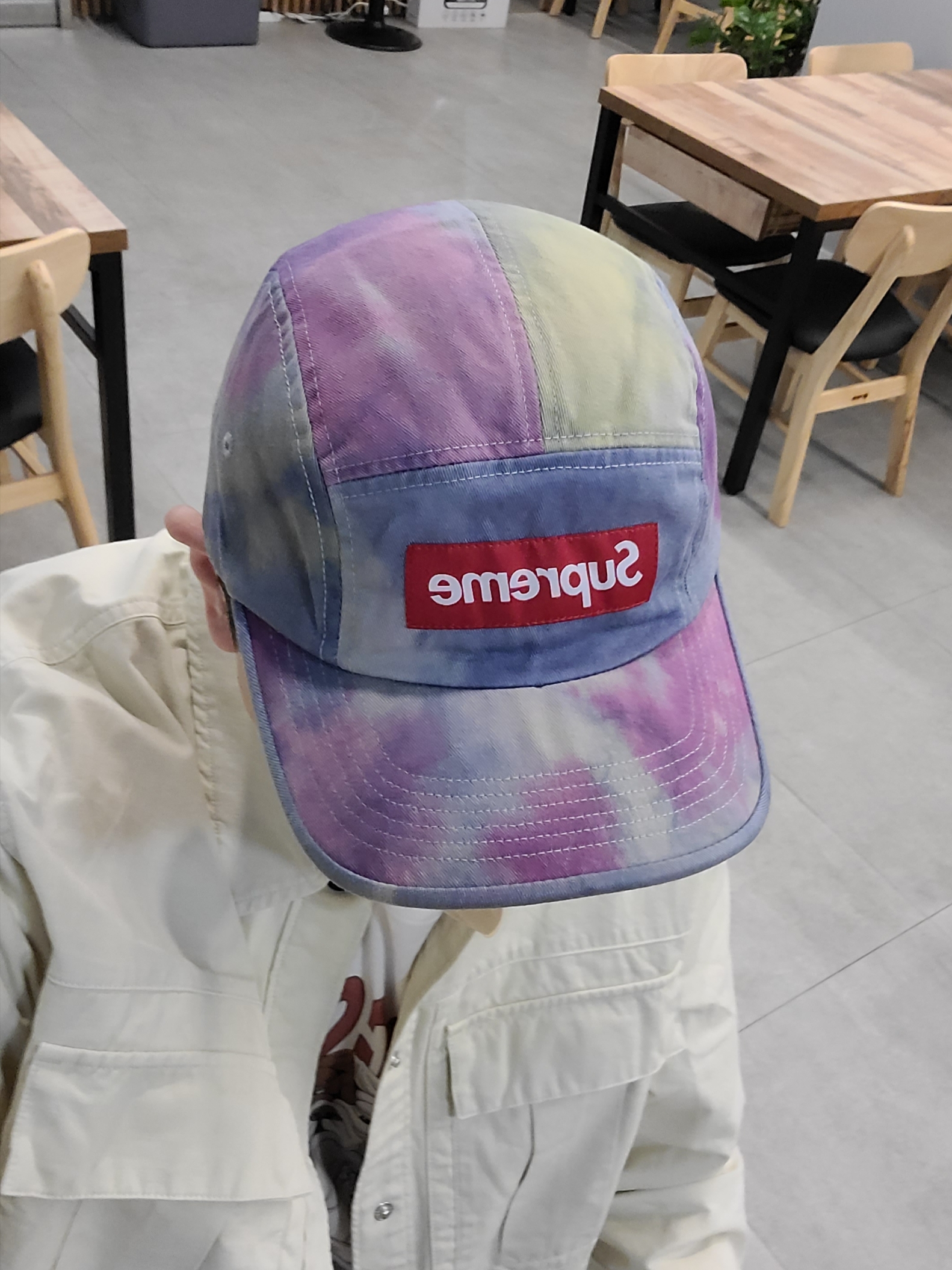 Supreme Washed Chino Twill Camp Cap Multi-Color - 21SS 착용 스타일