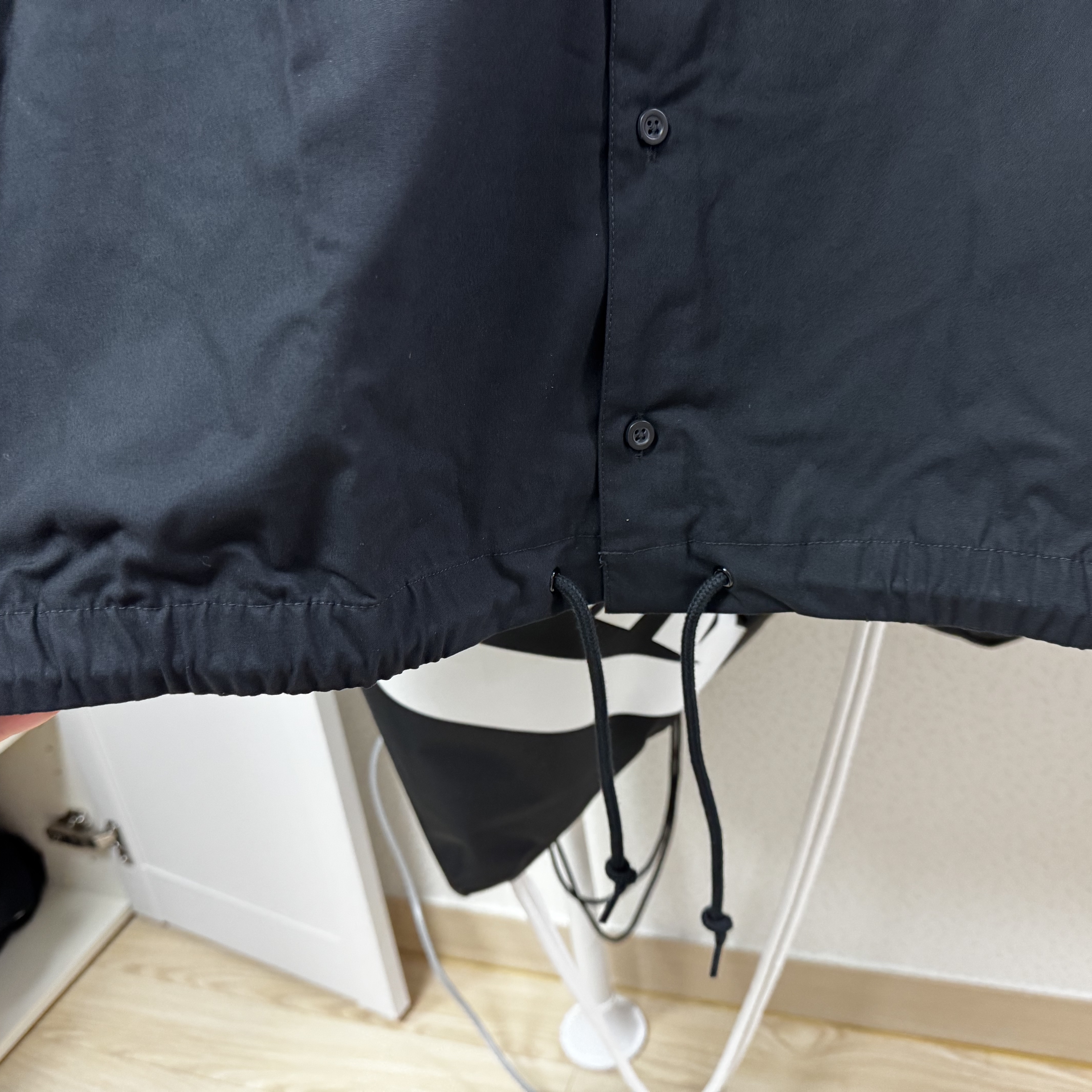 Nike Club Oxford Button-Up Shirt Black - Asia 착용 스타일 - 2