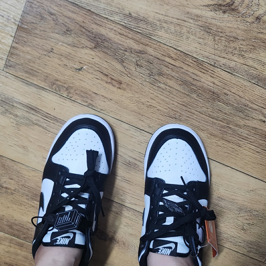 (W) Nike Dunk Low Black 착용 스타일