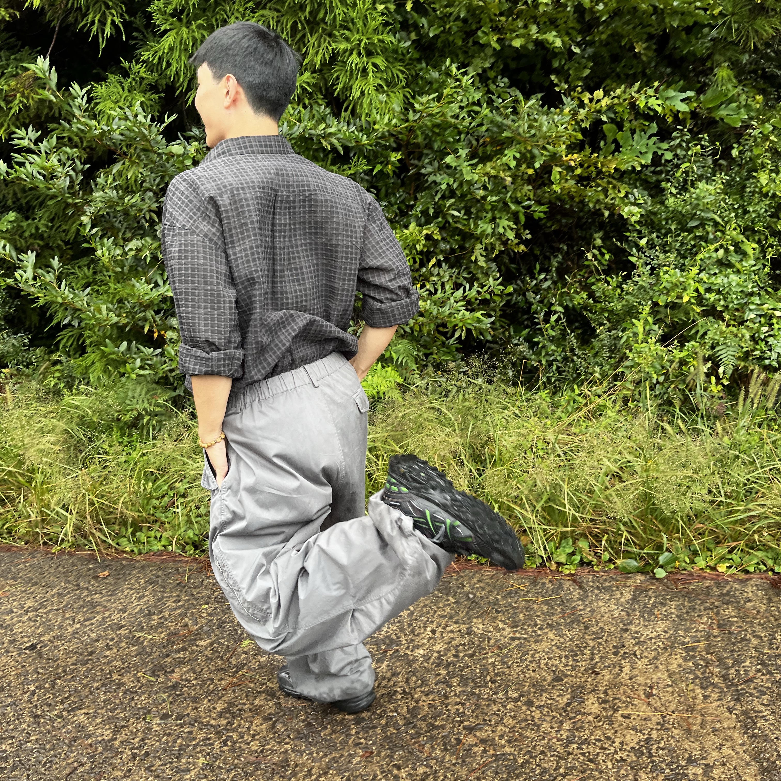 ETCE New Vision Camo Cap Night Jungle, Asics x Andersson Bell Gel-Sonoma 15-50 Black Green 착용 스타일 - 4