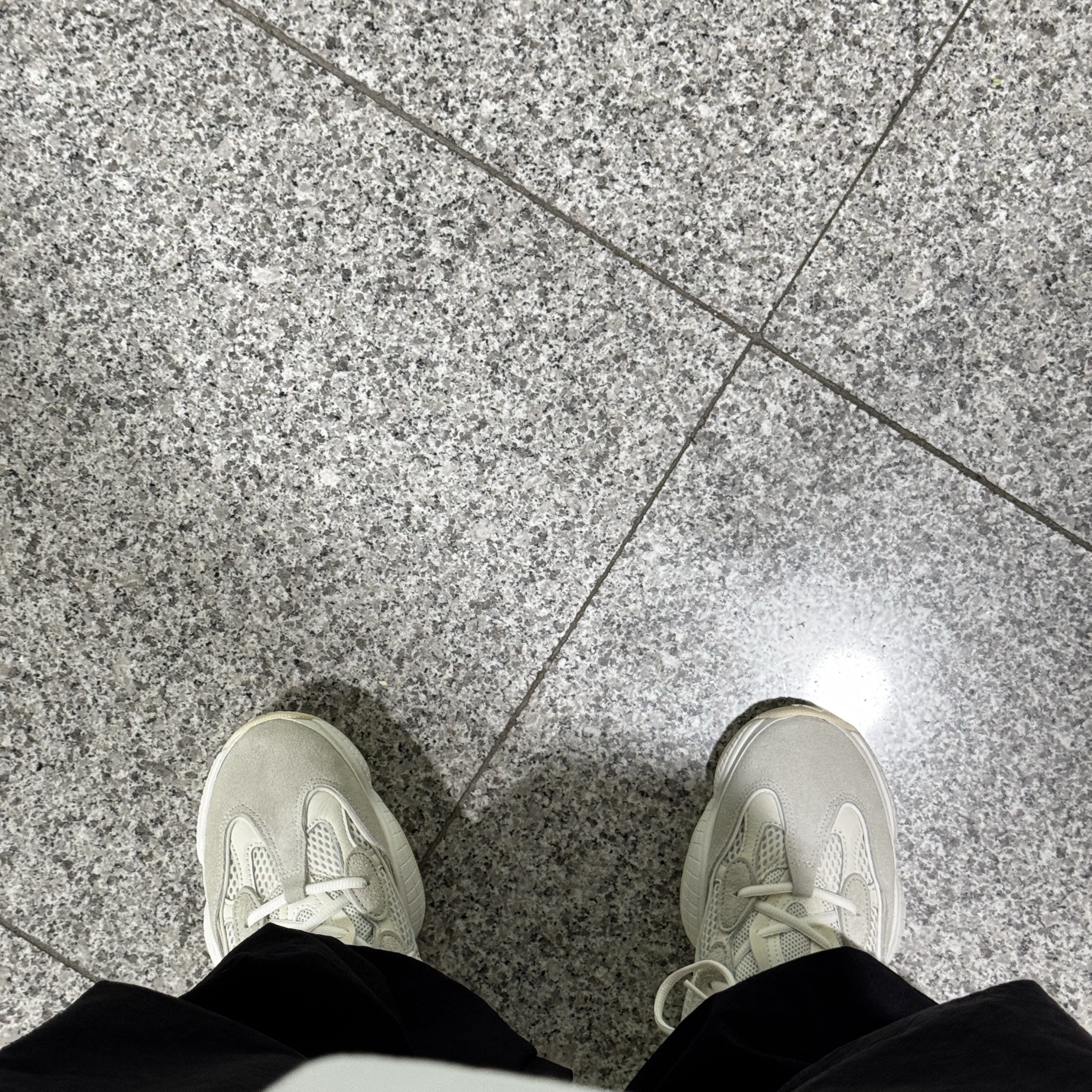 Adidas Yeezy 500 Bone White 착용 스타일