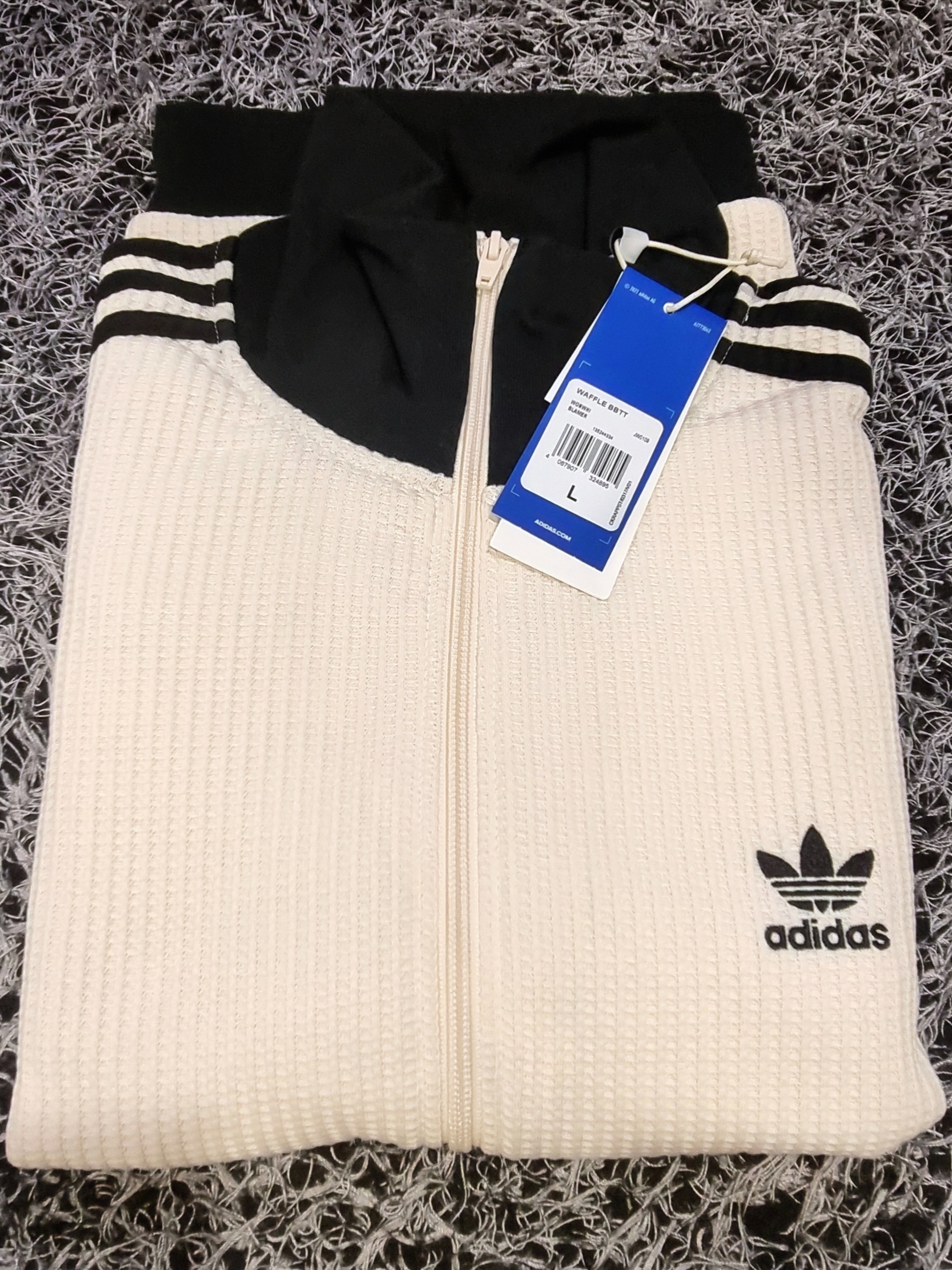Adidas Waffle Beckenbauer Track Top Wonder White - KR Sizing 착용 스타일