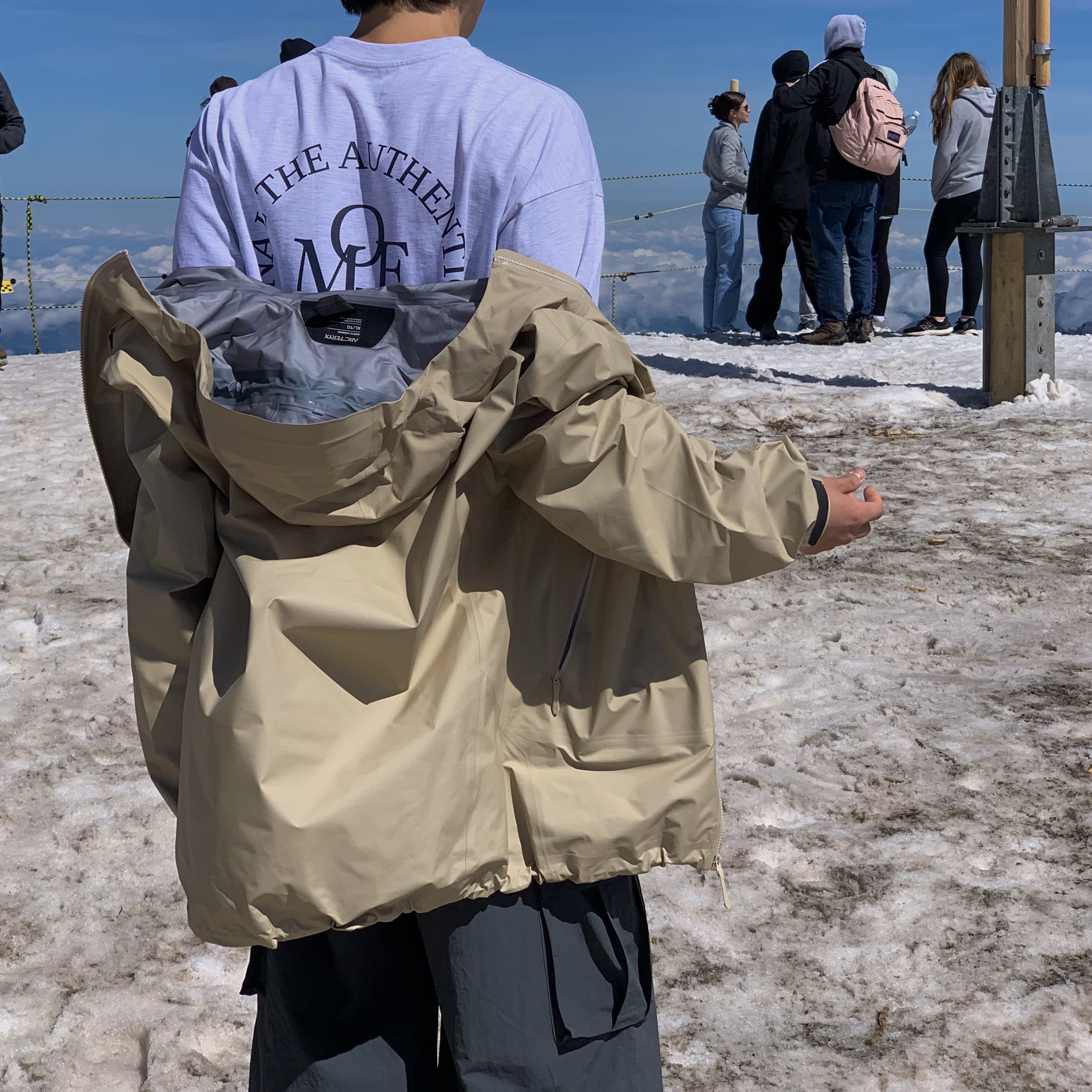 Arc'teryx Beta Jacket Wicker 착용 스타일 - 4