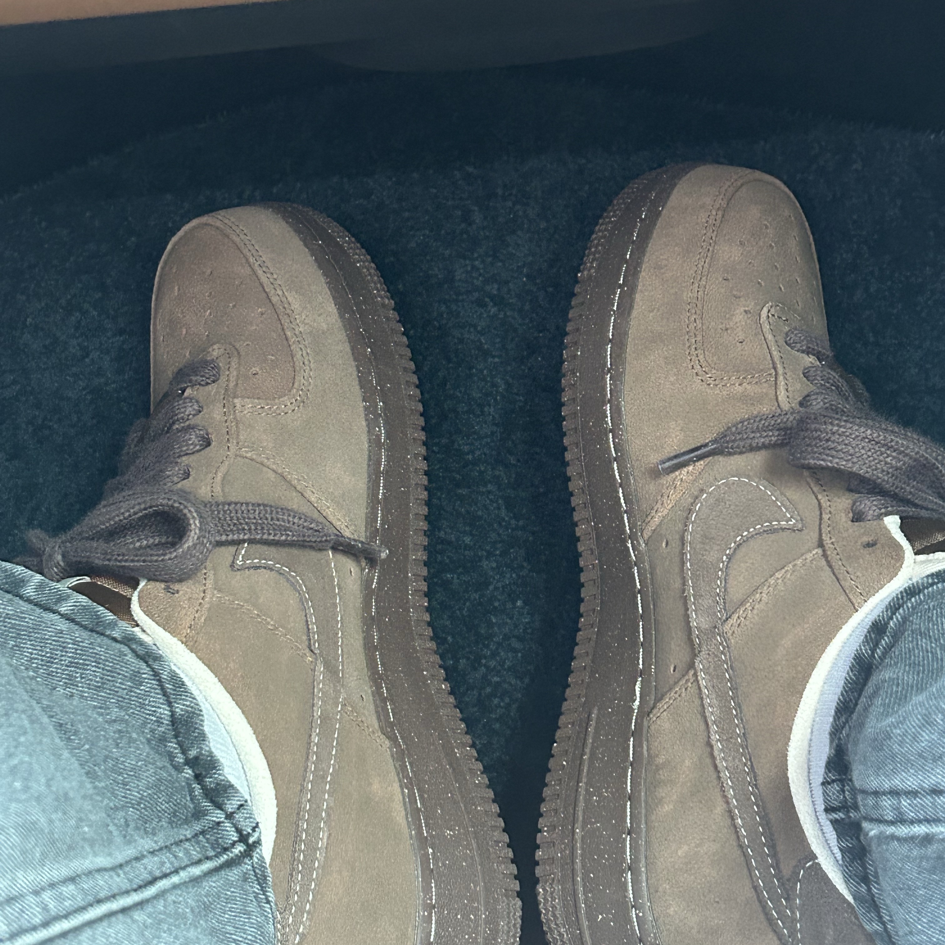 (W) Nike Air Force 1 '07 Cacao Wow 착용 스타일