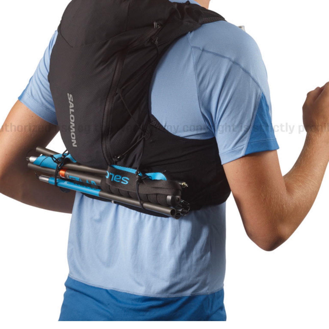 Salomon Advanced Skin 12 Set Black Ebony 착용 스타일 - 4