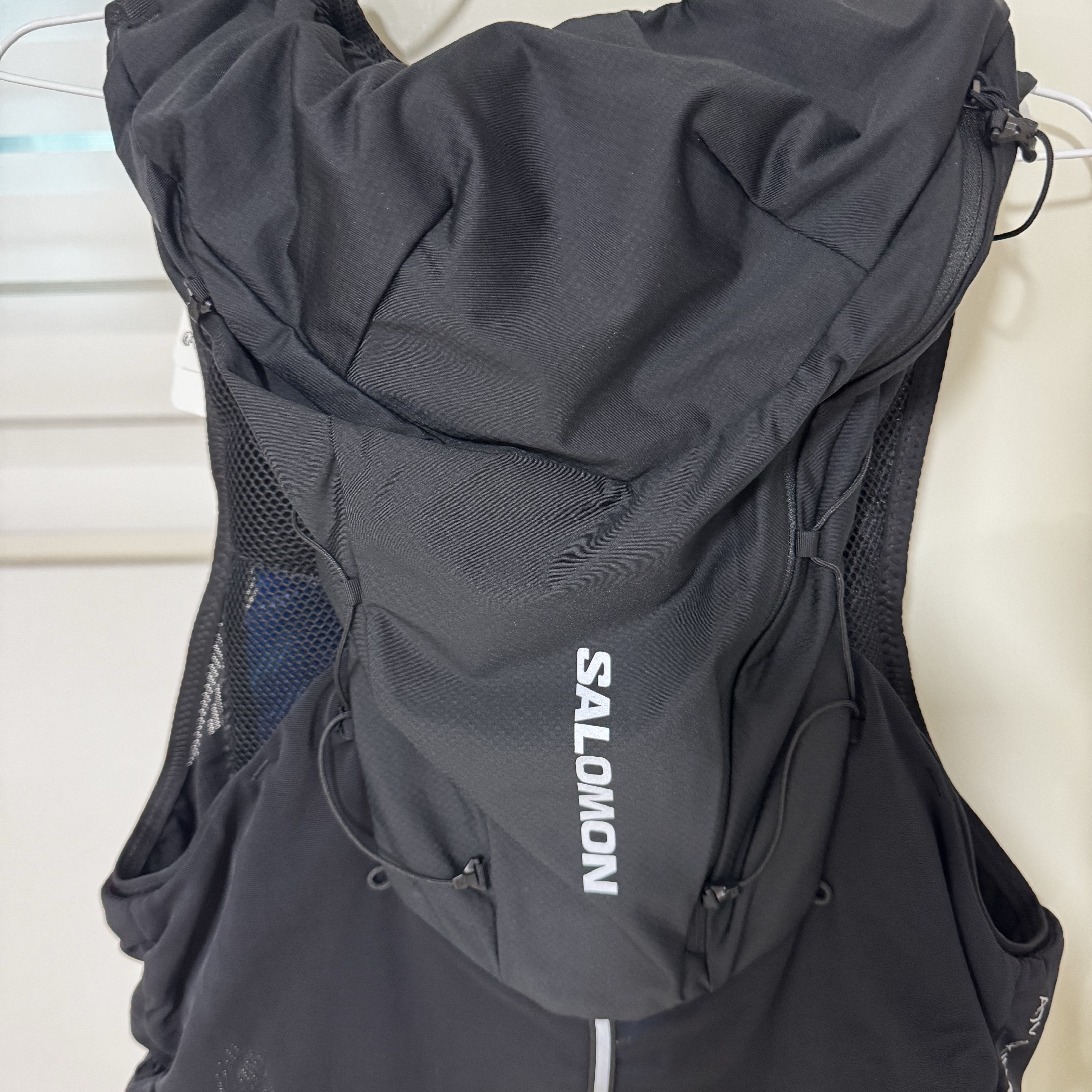 Salomon Advanced Skin 12 Set Black Ebony 착용 스타일 - 2