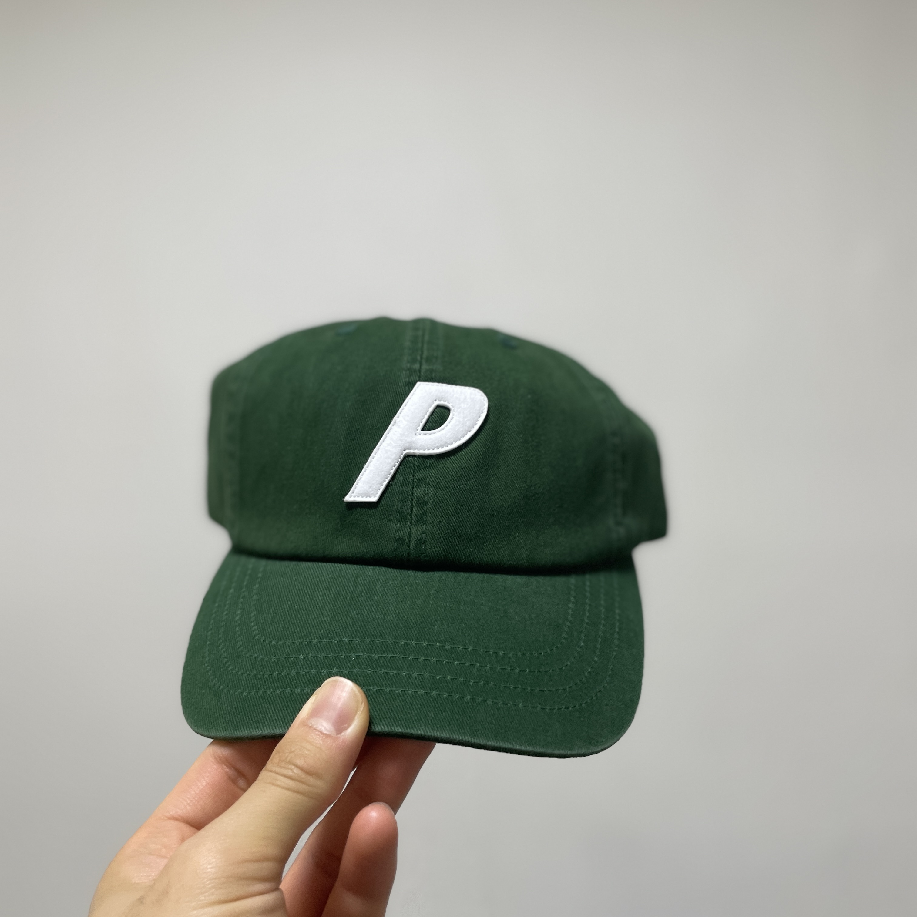 Palace P 6-Panel Racey Green - 24FW 착용 스타일